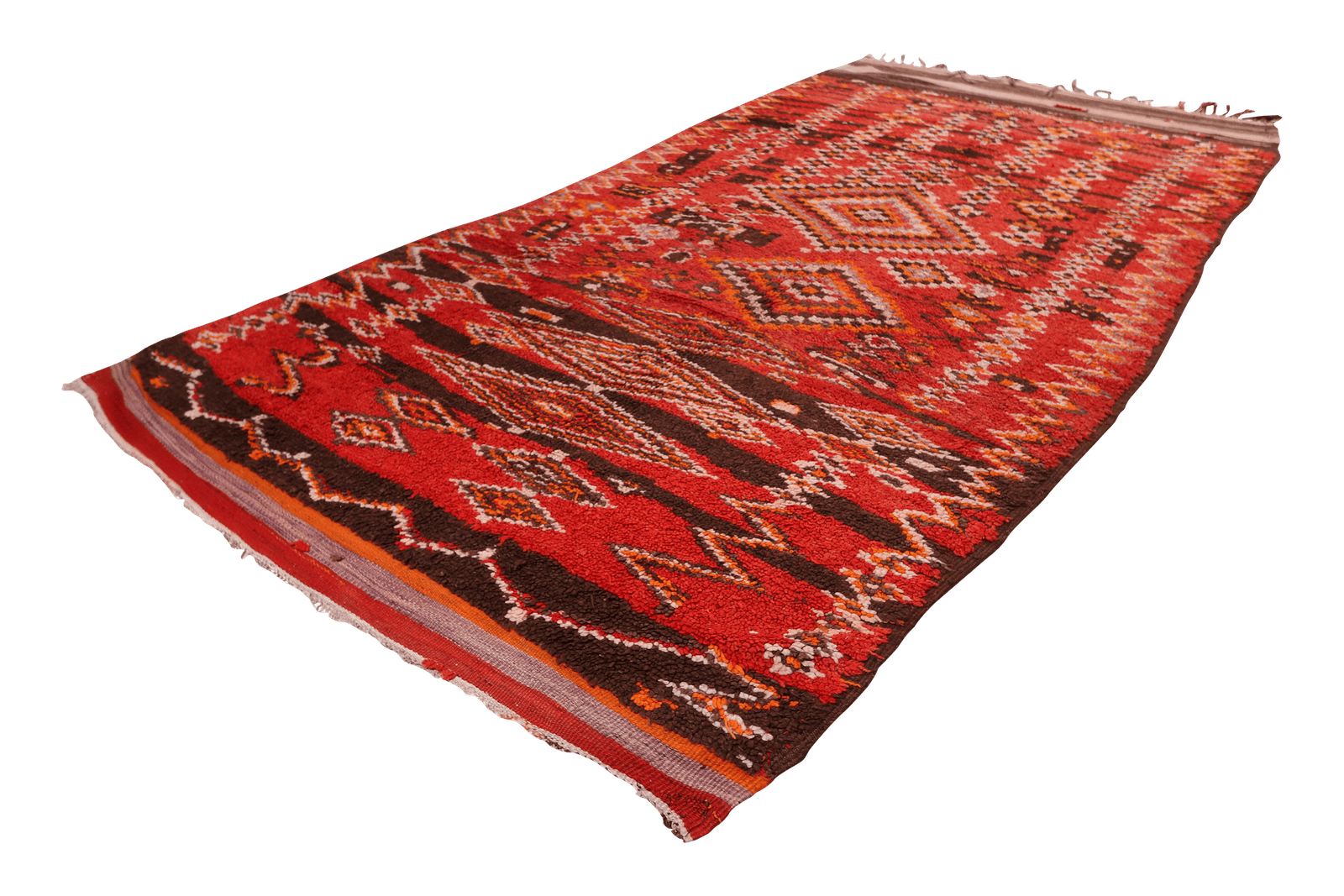 Mrirt — Hand-knotted, 182x340 cm, Red, 100% Virgin Wool | View 5