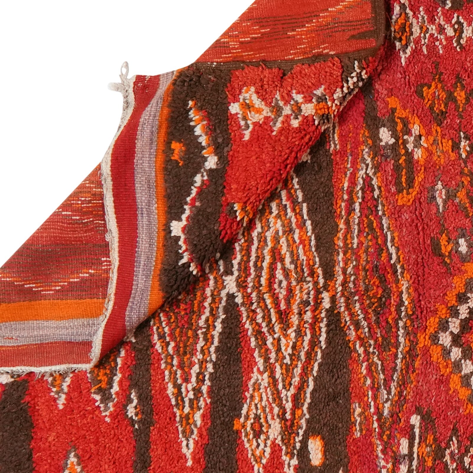 Mrirt — Hand-knotted, 182x340 cm, Red, 100% Virgin Wool | View 6