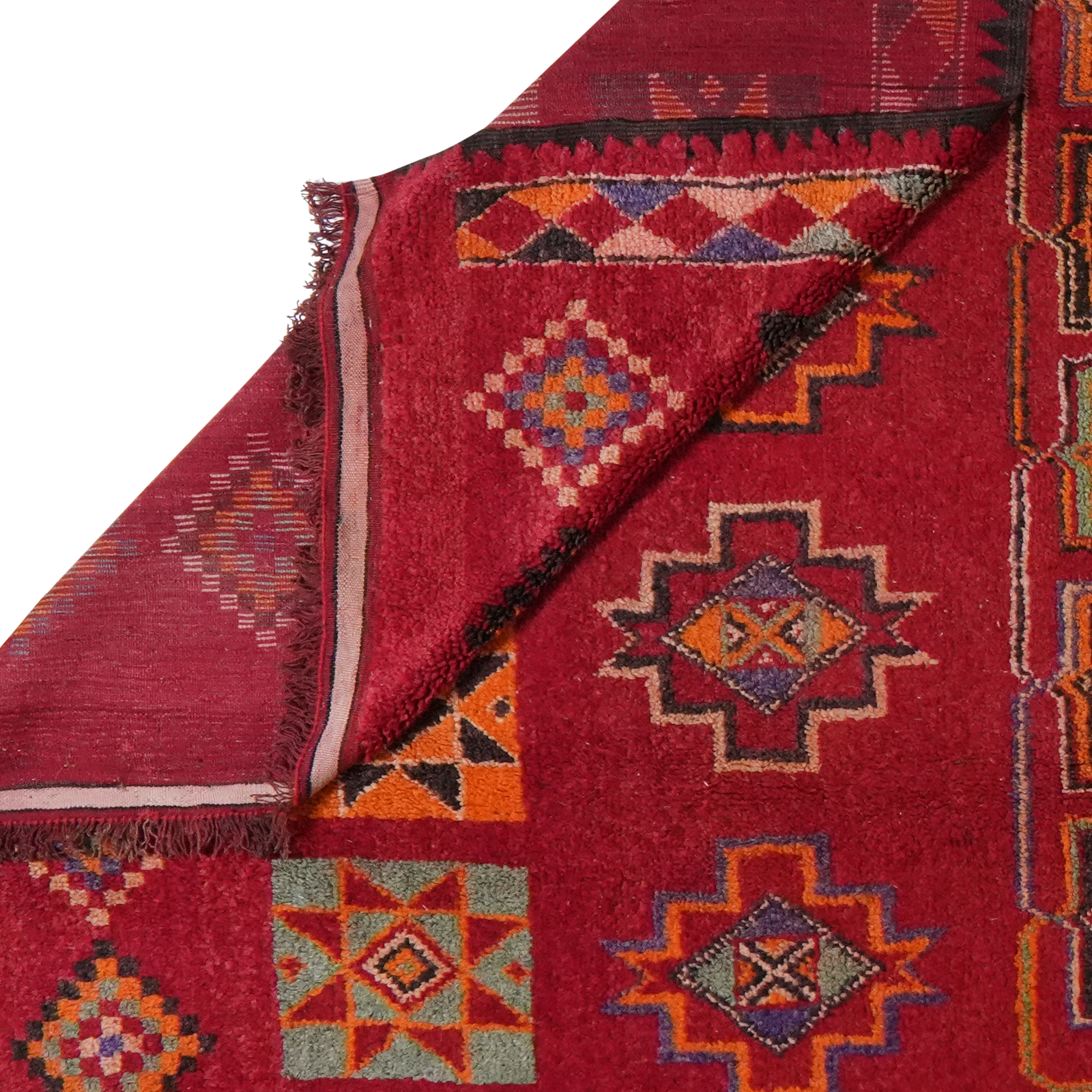 Al Haouz Sara — Handgefertigt, 500x205 cm, 100% Virgin Wool | View 7