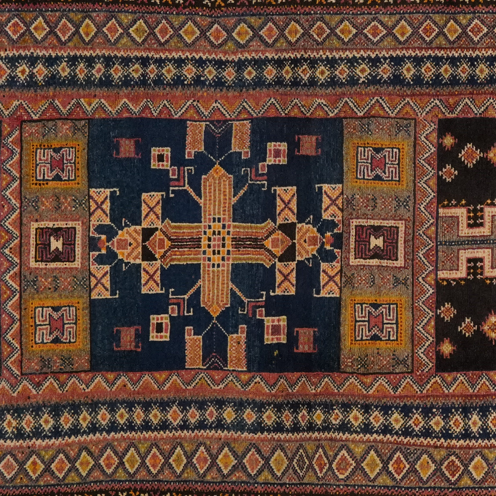 Ouzguit Fatina — Handgefertigt, 376x210 cm, 100% Virgin Wool | View 4