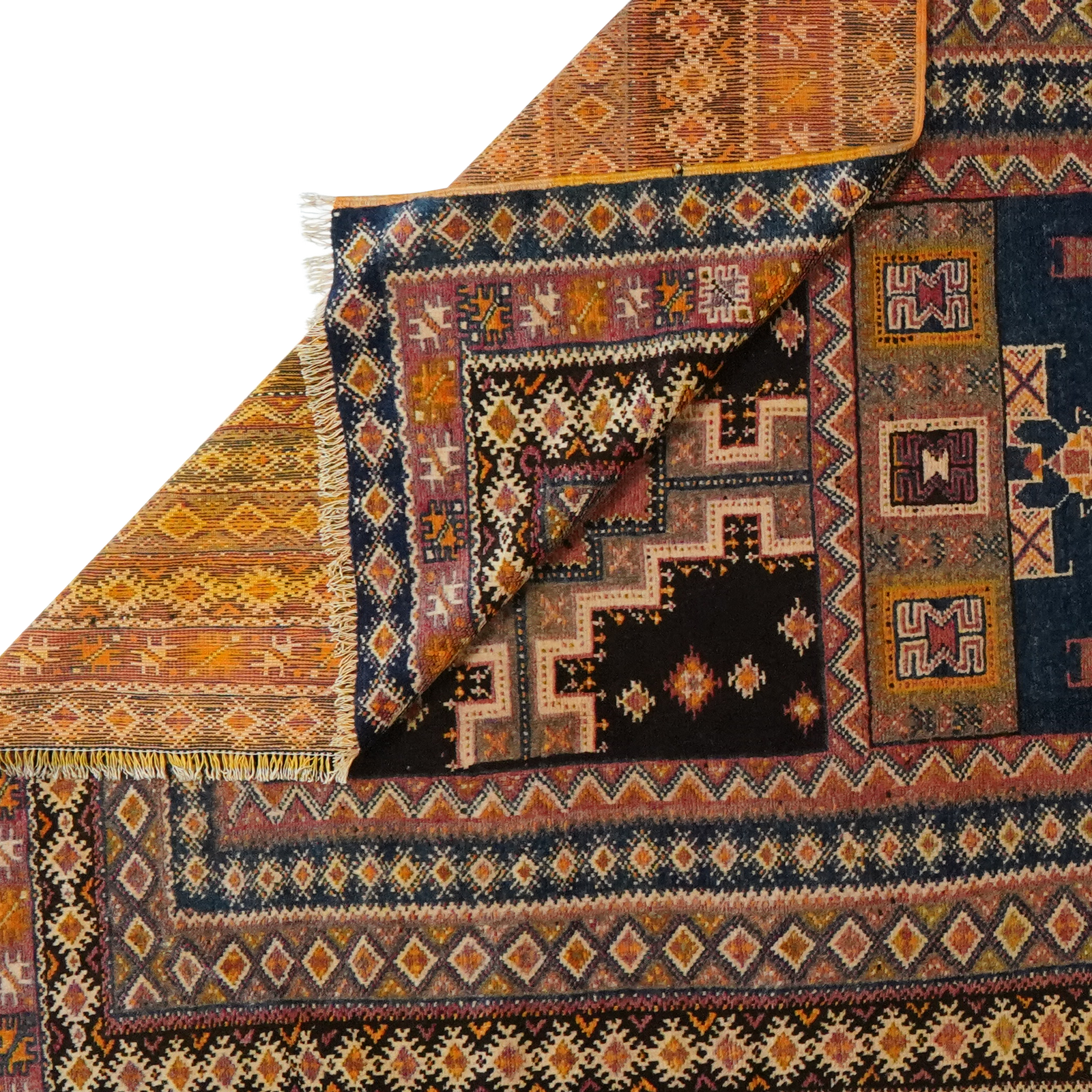 Ouzguit Fatina — Handgefertigt, 376x210 cm, 100% Virgin Wool | View 6