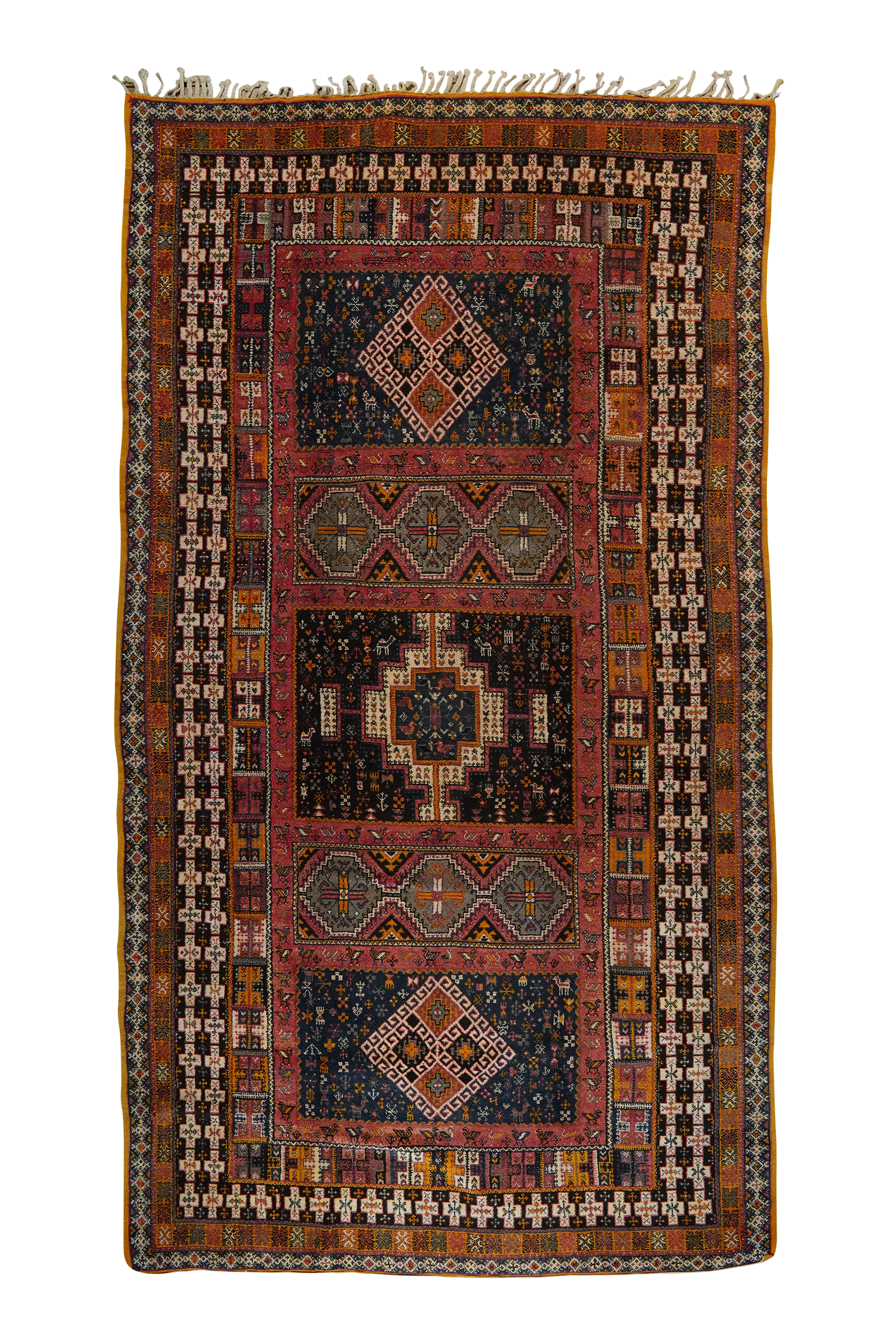 Ouzguit Lanika — Handgefertigt, 440x258 cm, 100% Virgin Wool | Main view