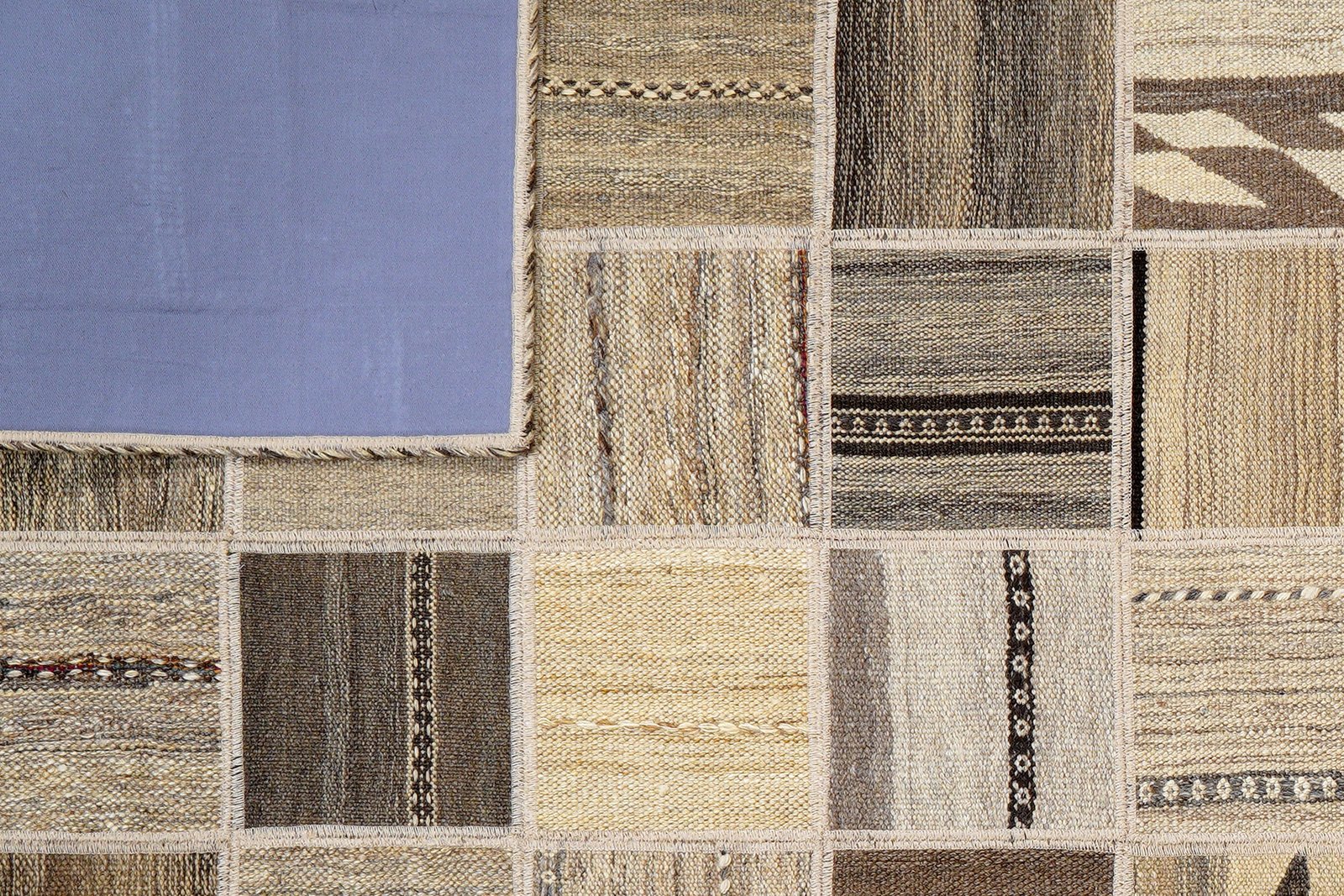 Kelim Tekkeh — Handmade, 150x200 cm, Beige, 100% Virgin Wool | View 6