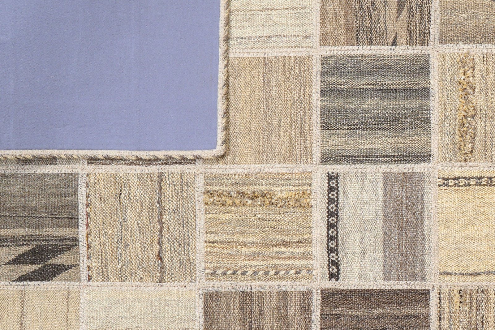 Kelim Tekkeh — Handmade, 150x200 cm, Beige, 100% Virgin Wool | View 6