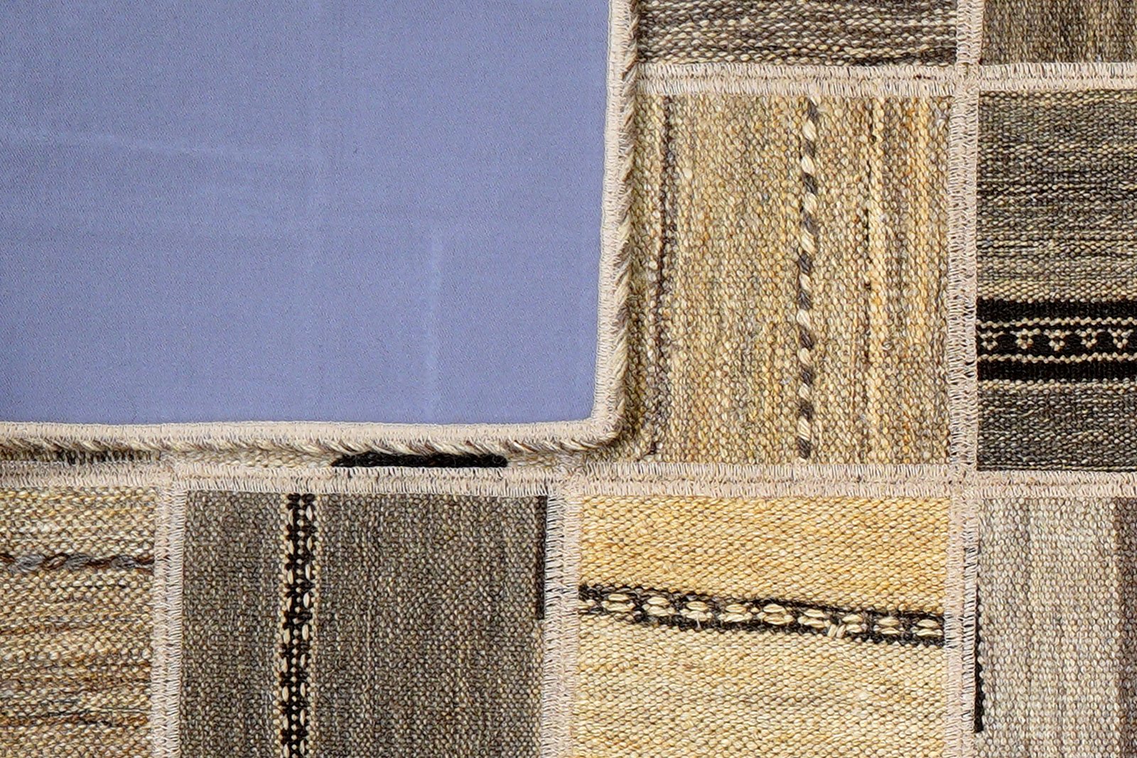 Kelim Tekkeh — Handmade, 150x200 cm, Beige, 100% Virgin Wool | View 6