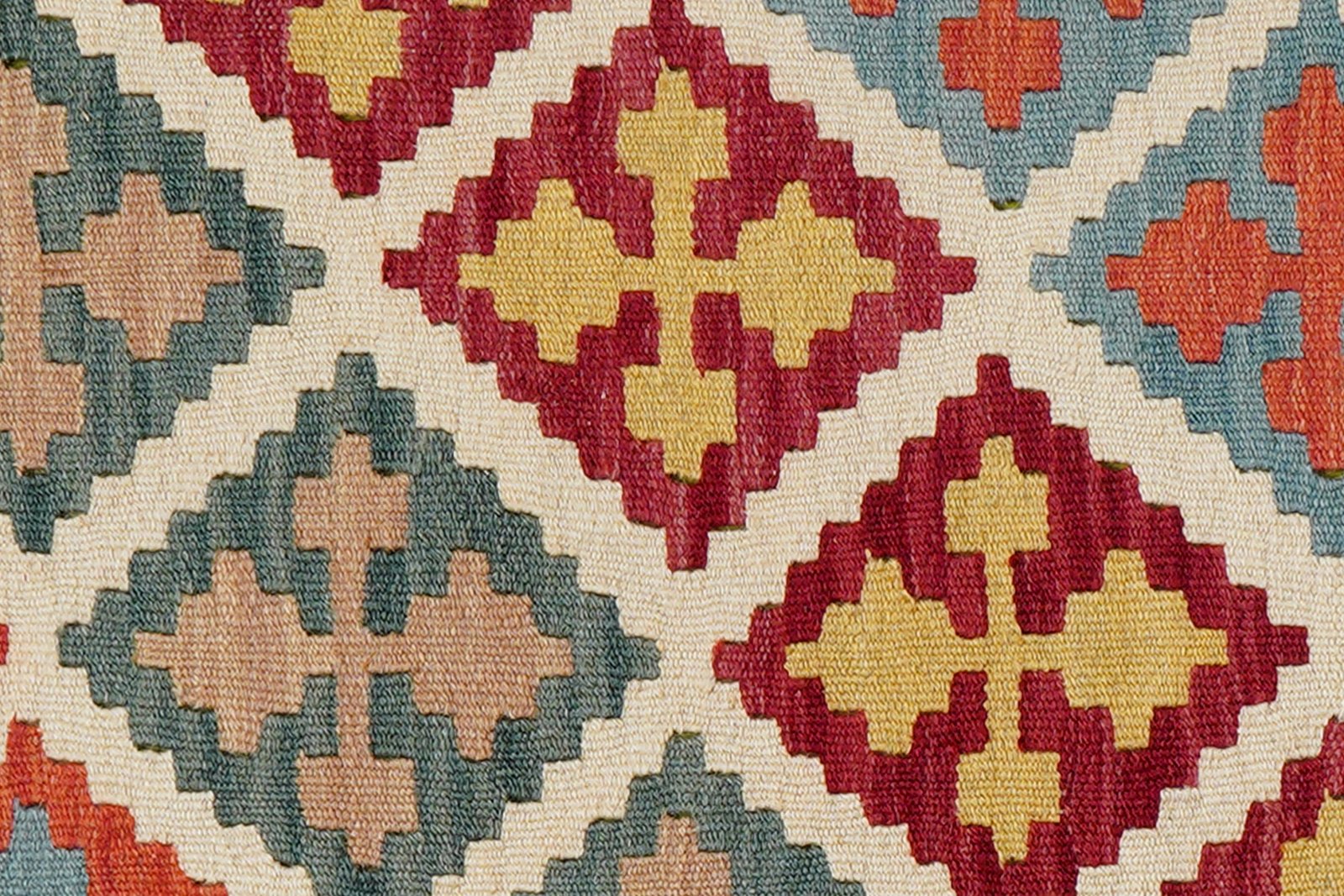 Kelim Gashgai — Handmade, 82x200 cm, Beige, 100% Virgin Wool | View 5