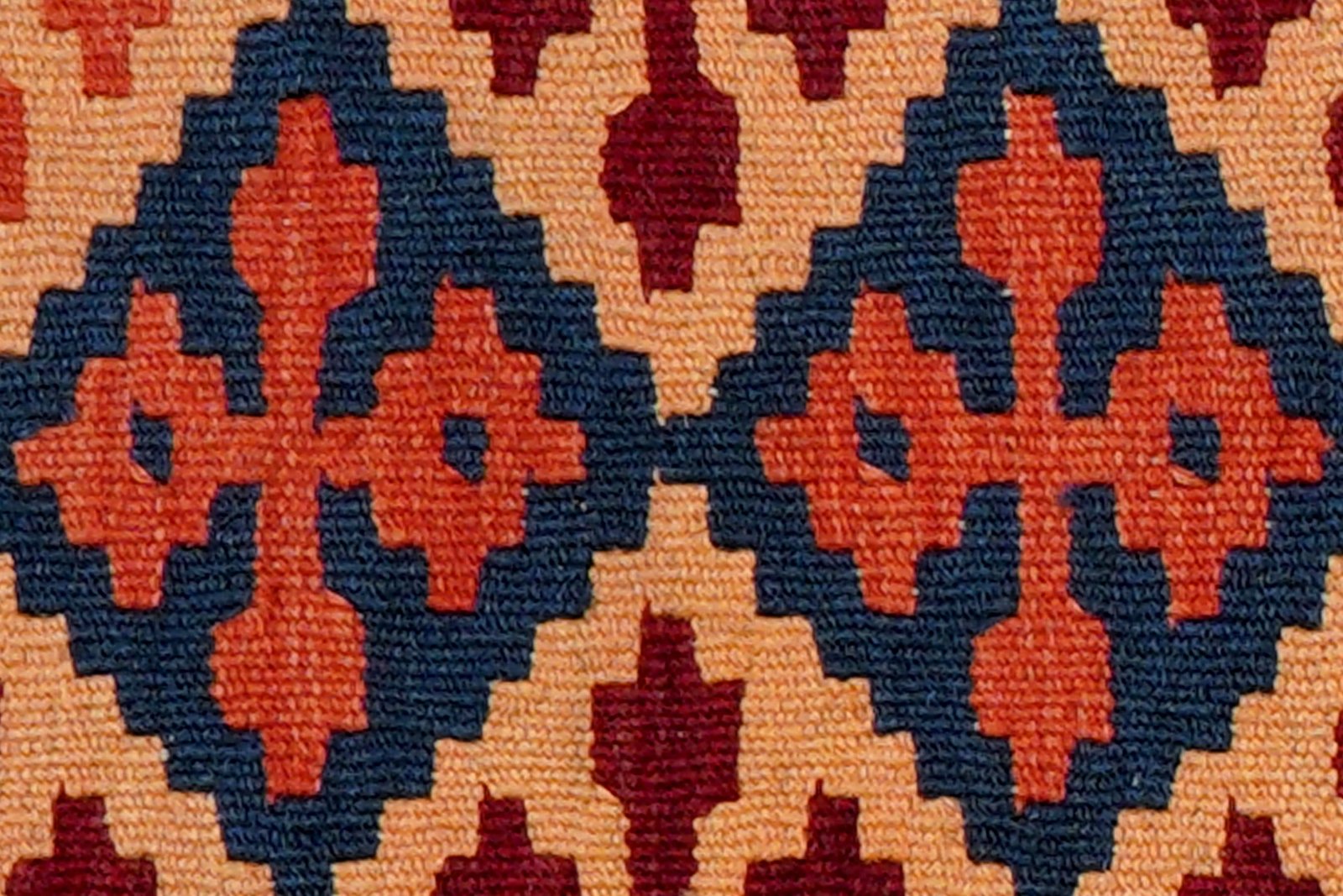 Kelim Gashgai — Handmade, 44x63 cm, Multicolor, 100% Virgin Wool | View 5