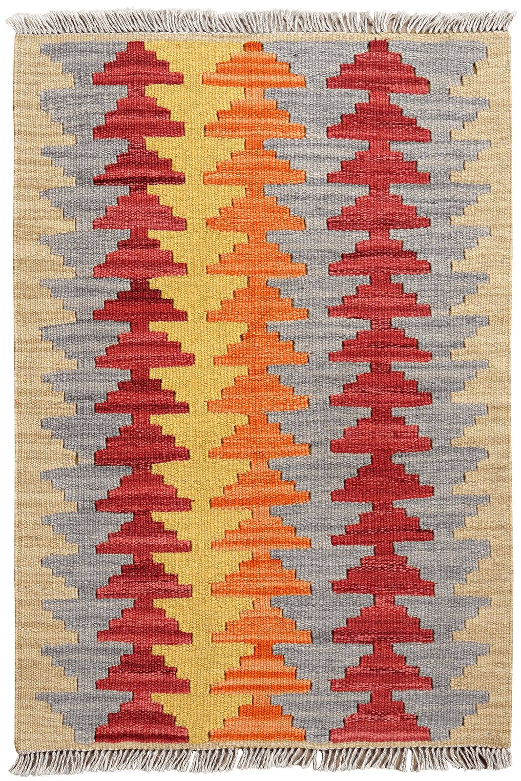 Kelim Gashgai — Handmade, 62x90 cm, Multicolor, 100% Virgin Wool | Main view