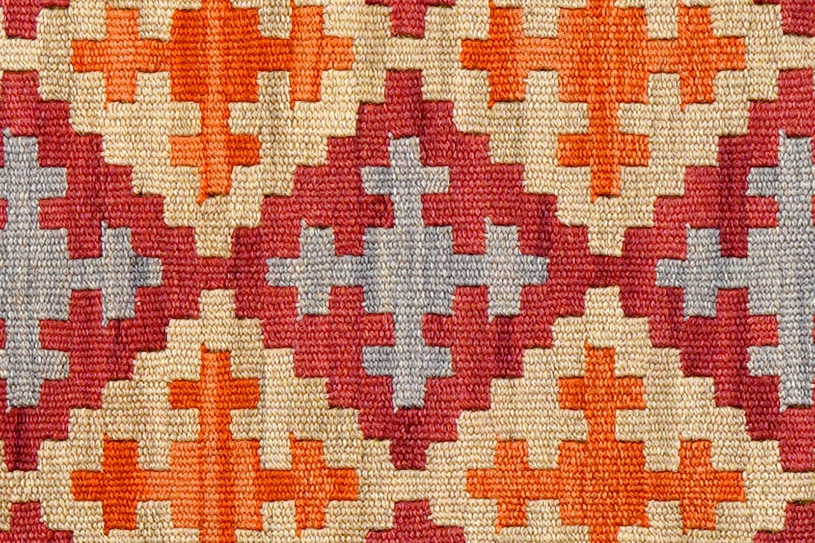 Kelim Gashgai — Handmade, 61x90 cm, Red, 100% Virgin Wool | View 5