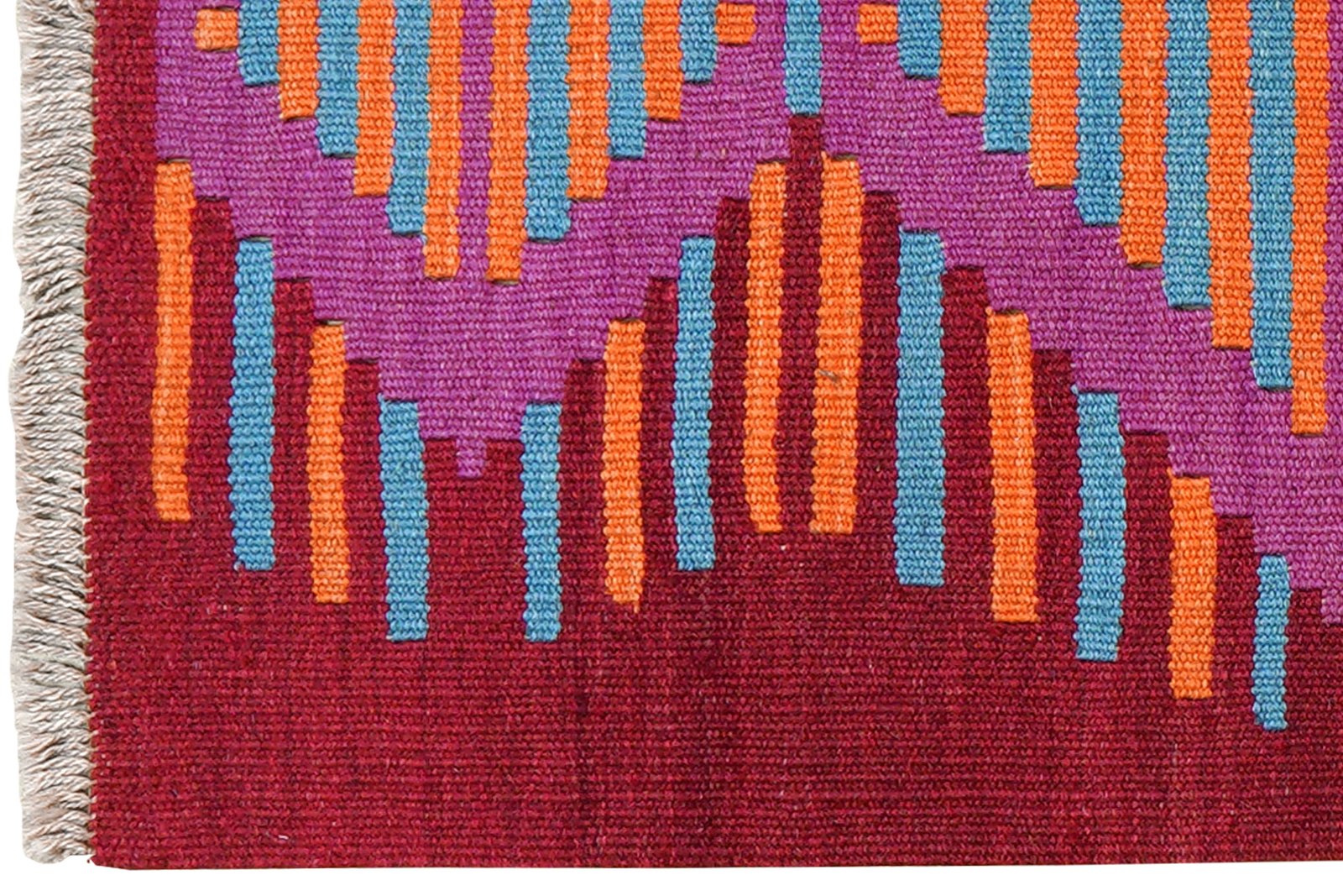 Kelim Gashgai — Handmade, 59x94 cm, Multicolor, 100% Virgin Wool | View 3