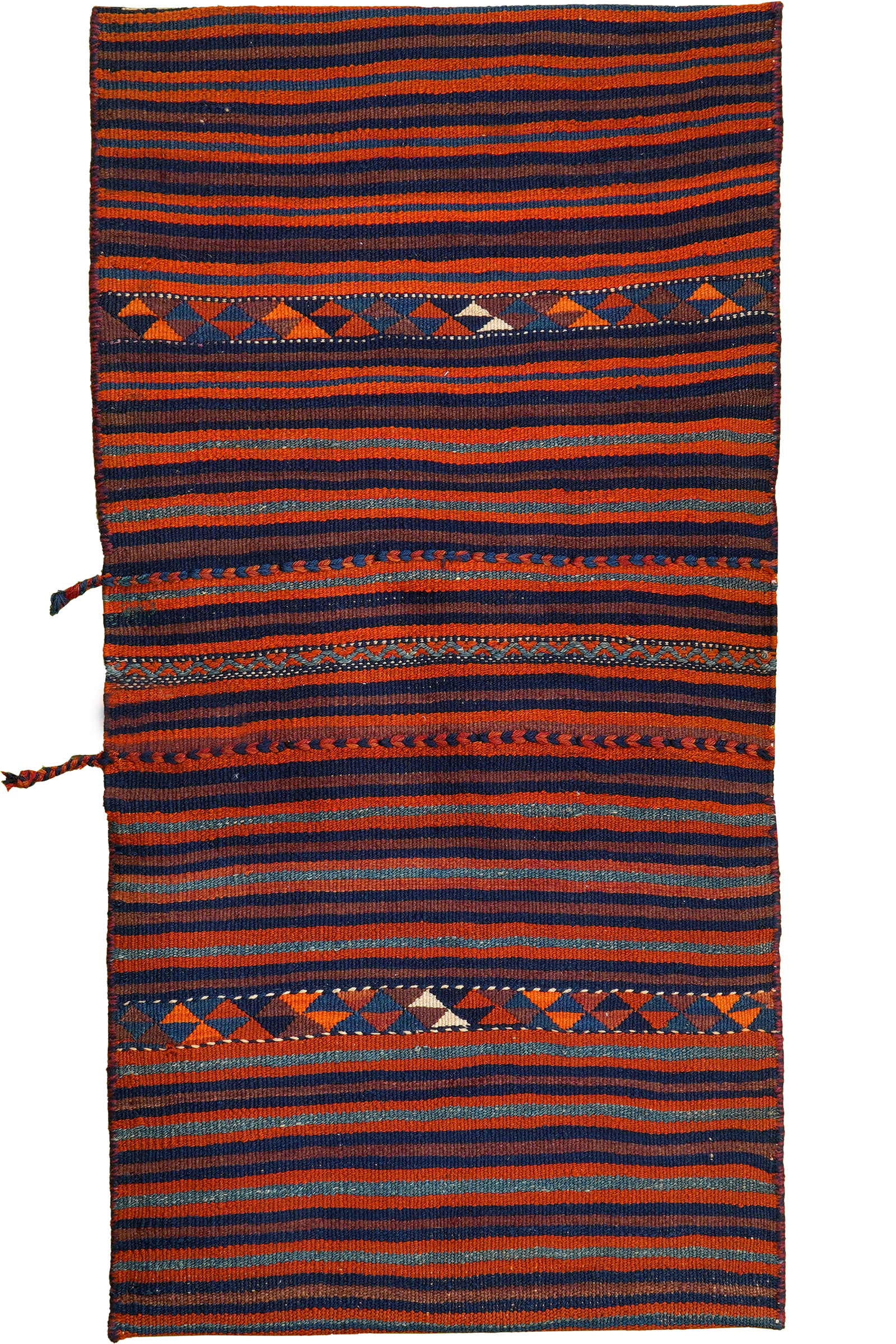 Khorjin — Handgefertigt, 120x60 cm, Bunt, 100% Virgin Wool | Detail view