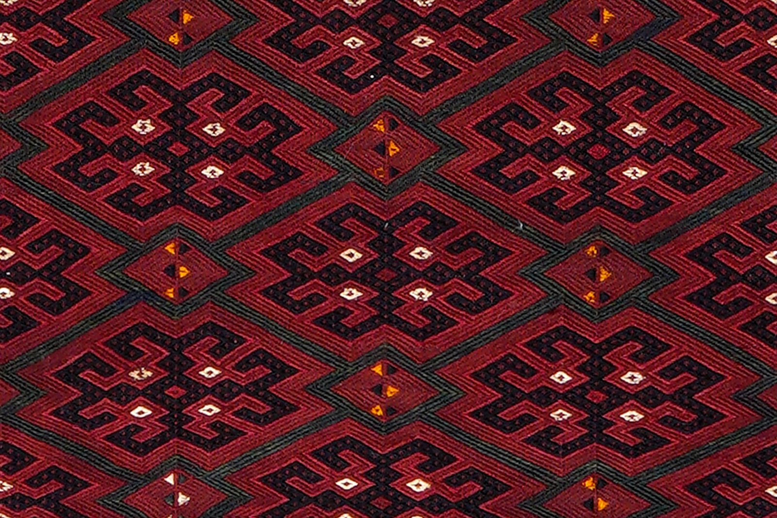 Kelim Turkman — Handmade, 123x37 cm, Multicolor, 100% Virgin Wool | View 5