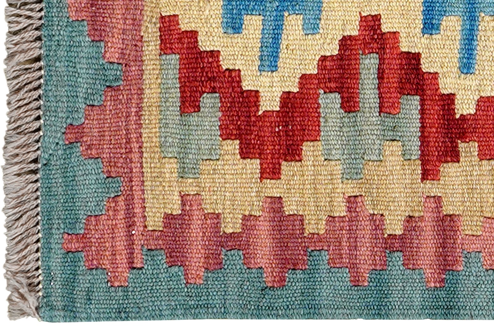 Kelim Gashgai — Handmade, 47x64 cm, Multicolor, 100% Virgin Wool | View 3