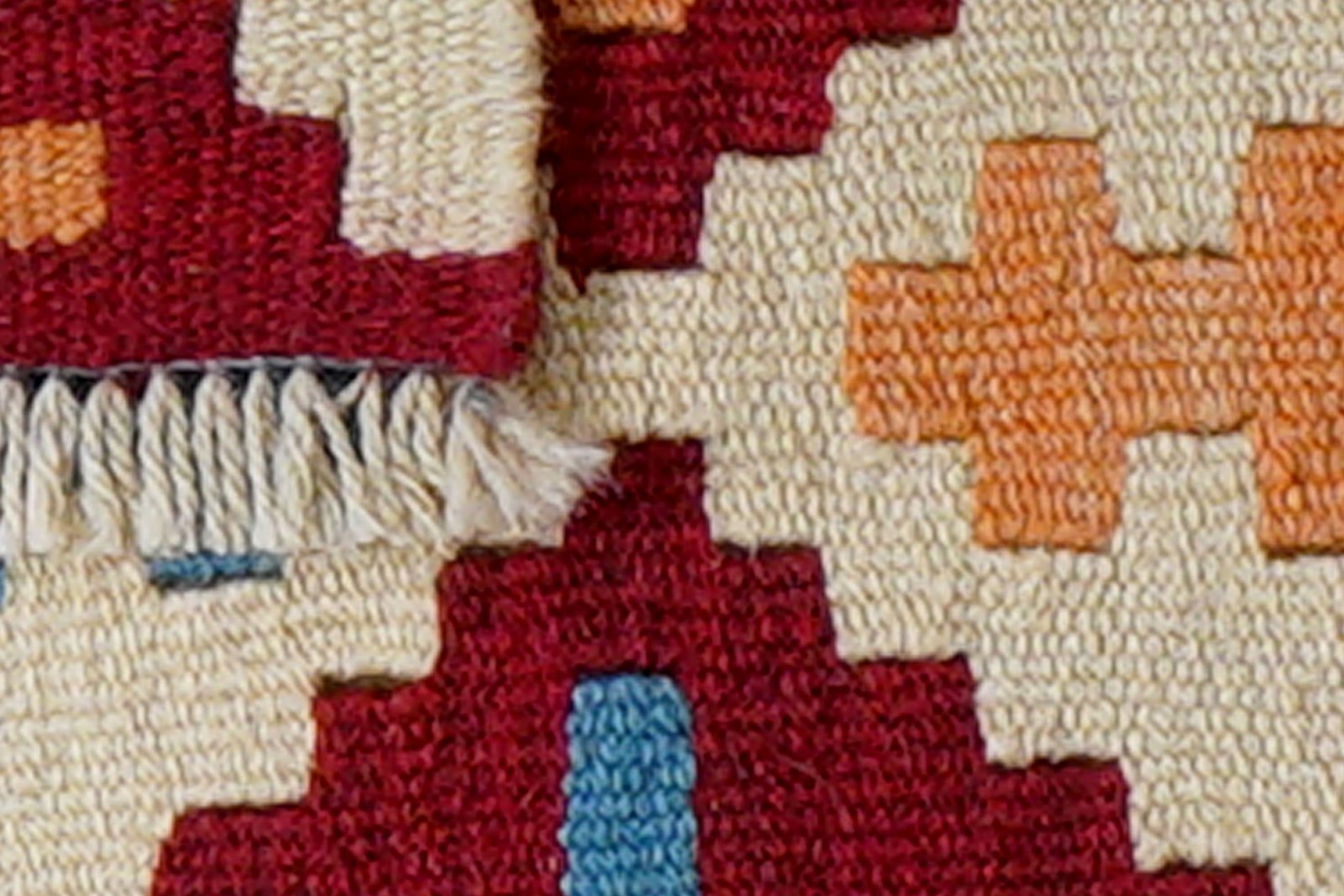 Kelim Gashgai — Handmade, 40x61 cm, Multicolor, 100% Virgin Wool | View 6