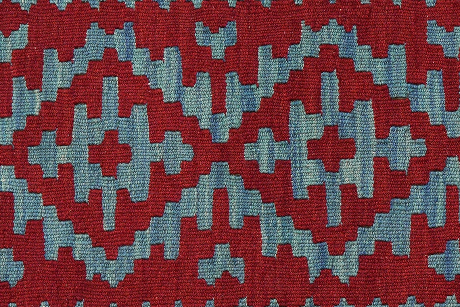 Kelim Gashgai — Handmade, 86x125 cm, Blue, 100% Virgin Wool | View 5