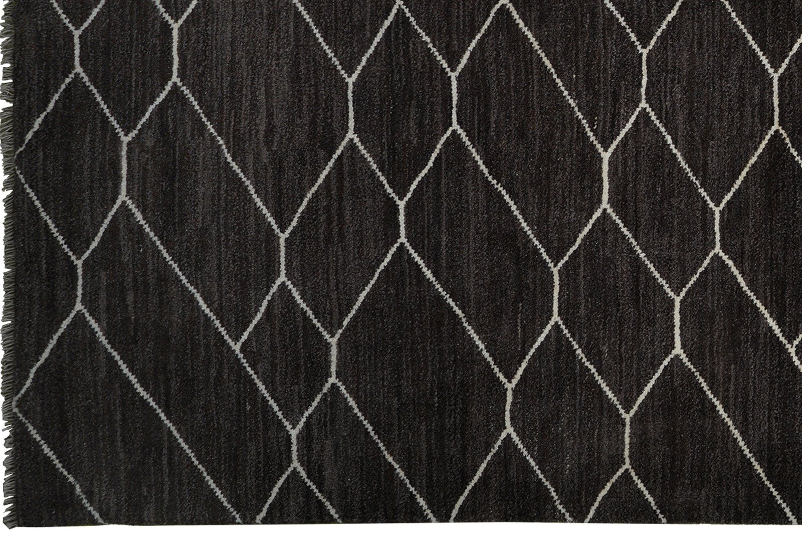 Gabbeh Basi — Hand-knotted, 202x288 cm, Brown, 100% Virgin Wool | View 3