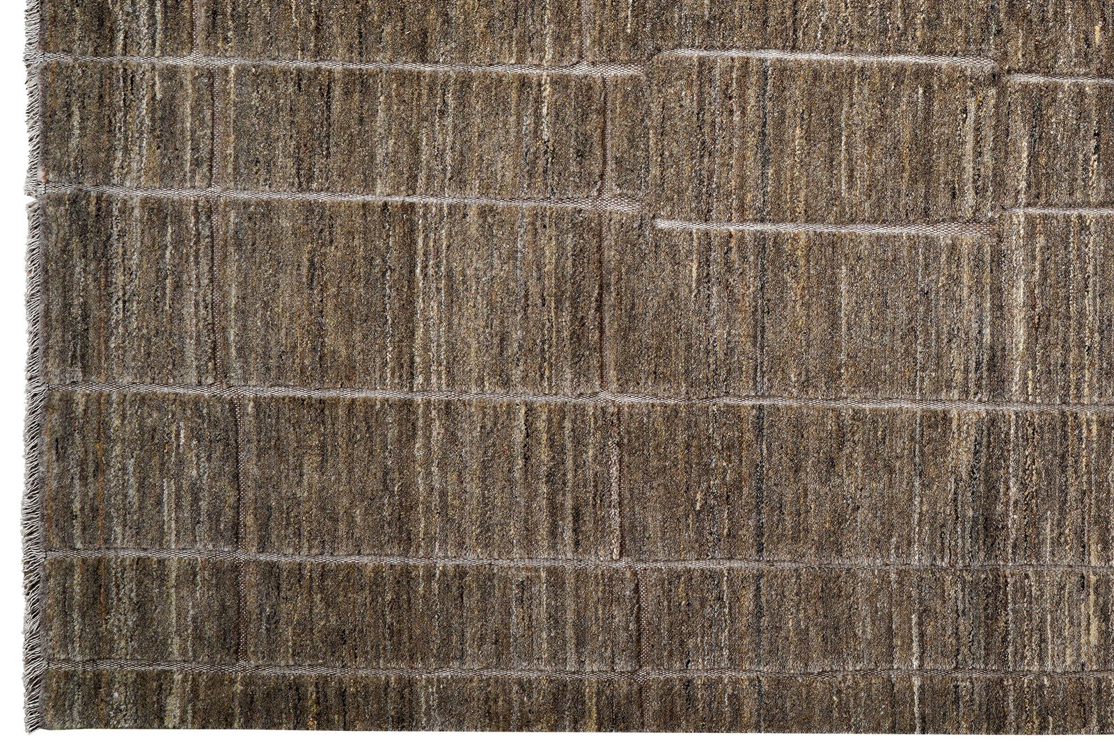 Gabbeh Basi — Hand-knotted, 207x285 cm, Grey, 100% Virgin Wool | View 3