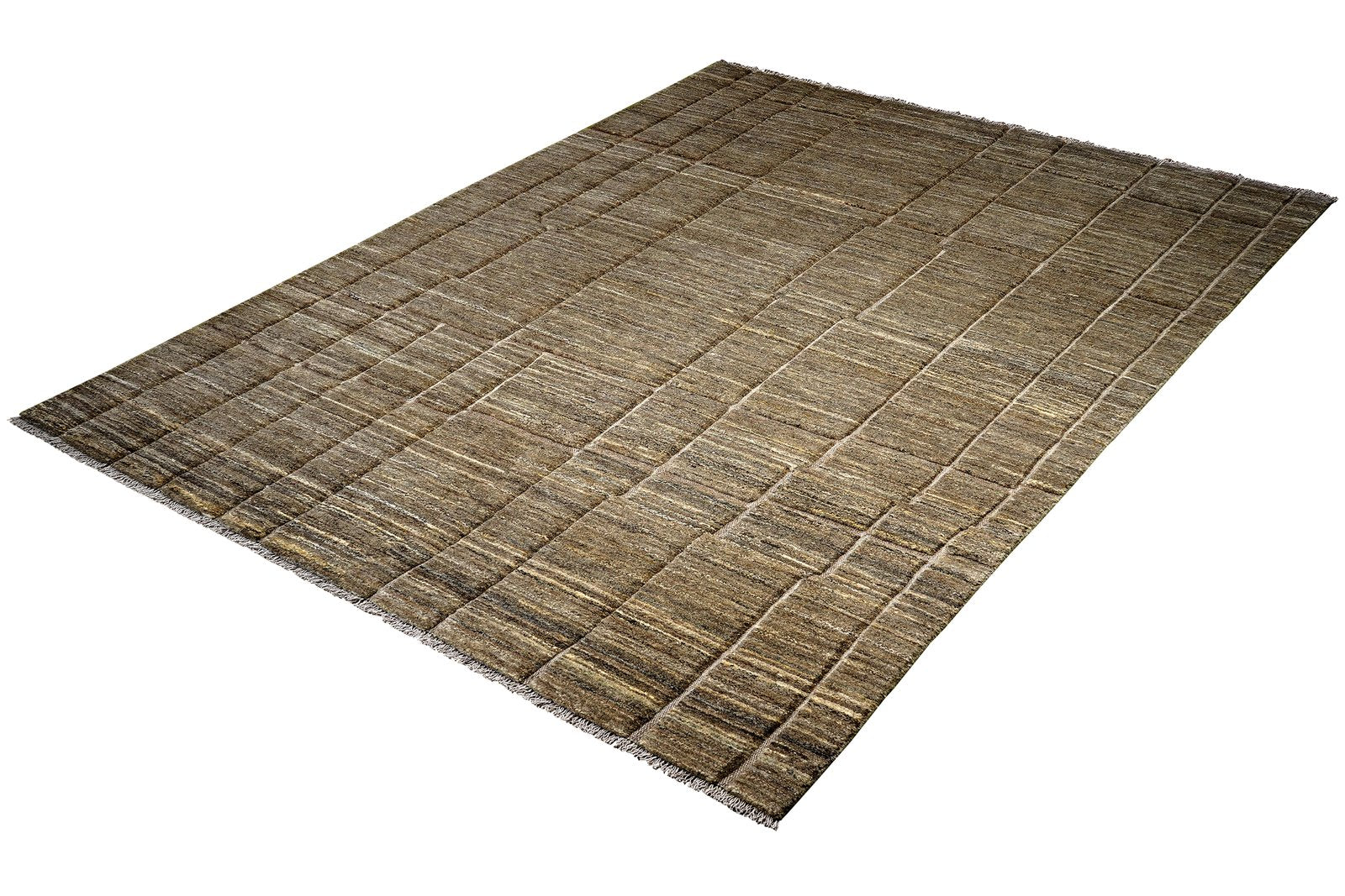 Gabbeh Basi — Hand-knotted, 207x285 cm, Grey, 100% Virgin Wool | View 5