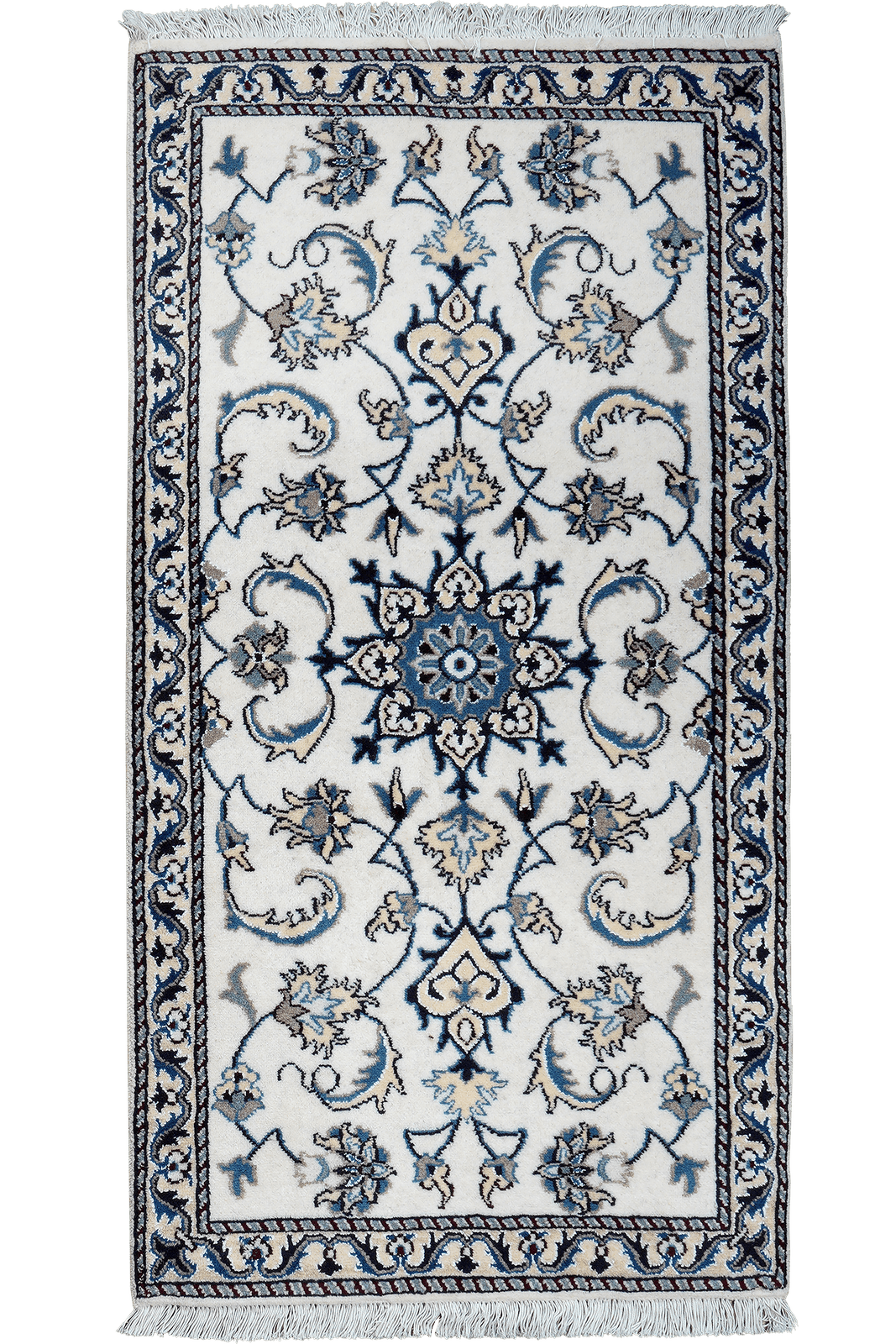 Nain 12La — Hand-knotted, 71x135 cm, Multicolor, 100% Virgin Wool | Main view