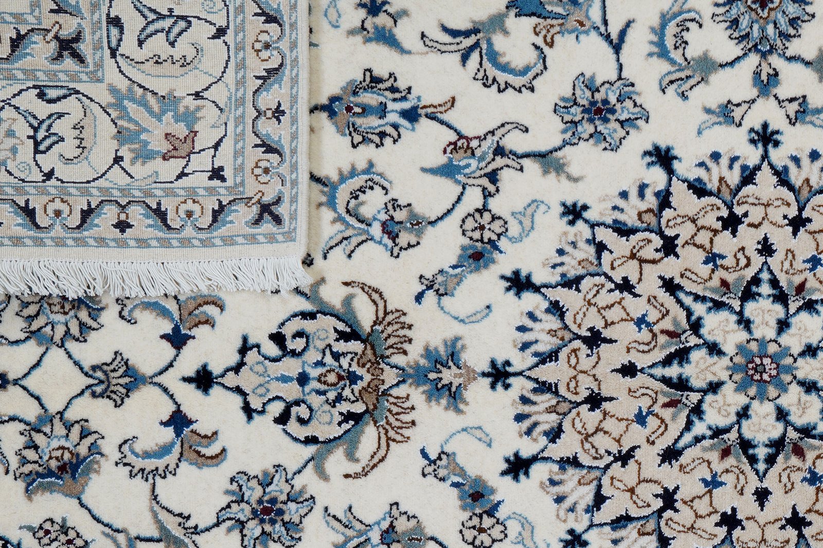 Nain 12La — Hand-knotted, 161x234 cm, Multicolor, 100% Virgin Wool | View 7