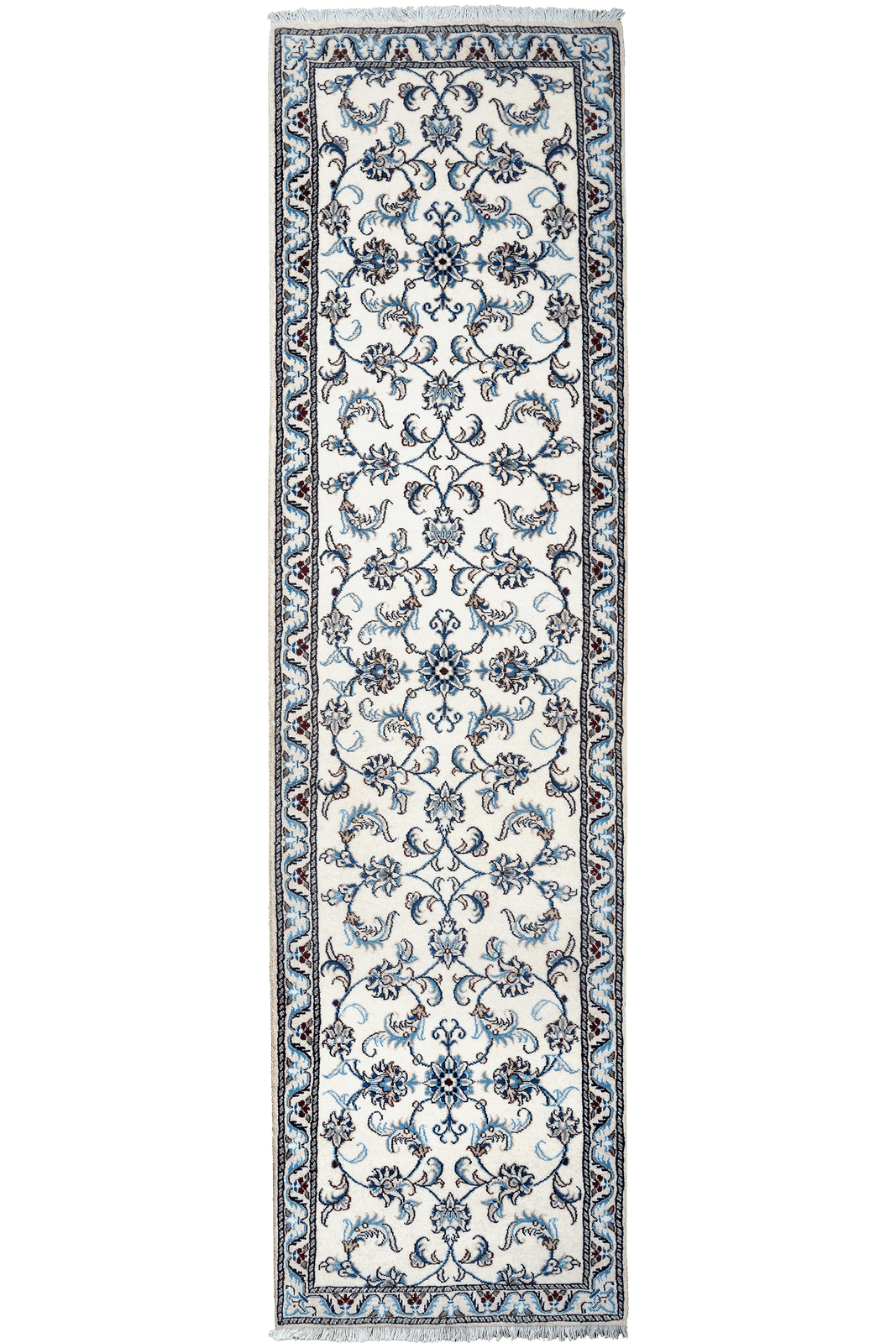 Nain 12La — Hand-knotted, 78x286 cm, Multicolor, 100% Virgin Wool | Main view