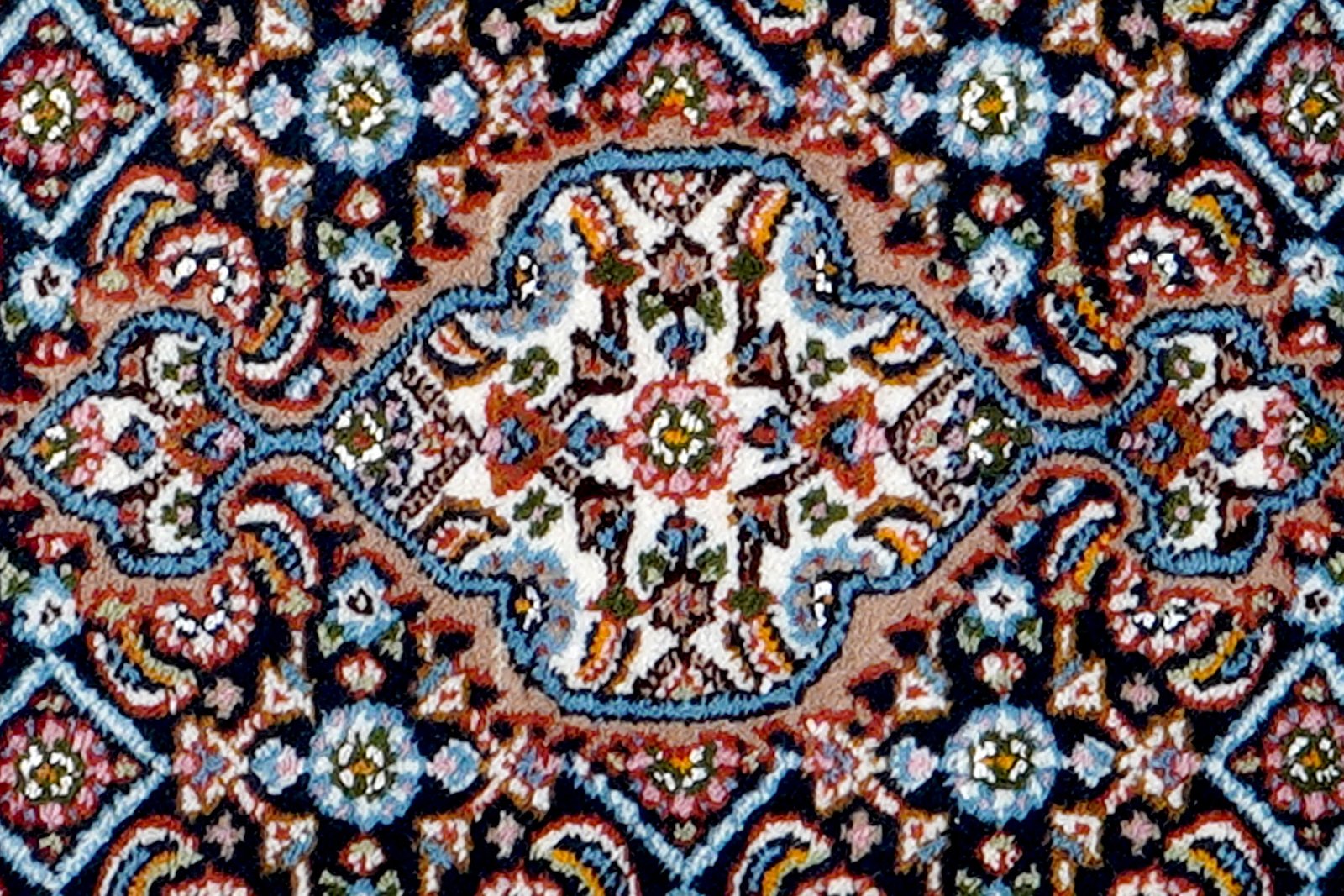 Moud Mahi — Hand-knotted, 39x60 cm, Blue, 100% Virgin Wool | View 6