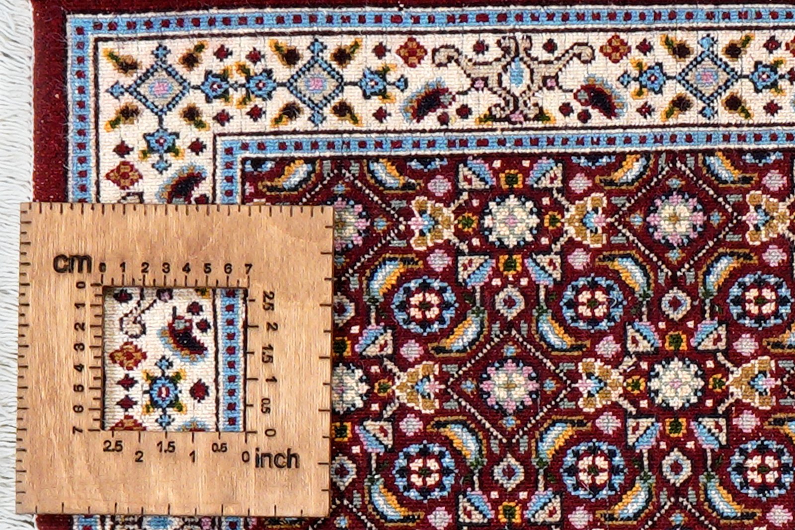 Moud Mahi — Hand-knotted, 40x59 cm, Red, 100% Virgin Wool | View 8