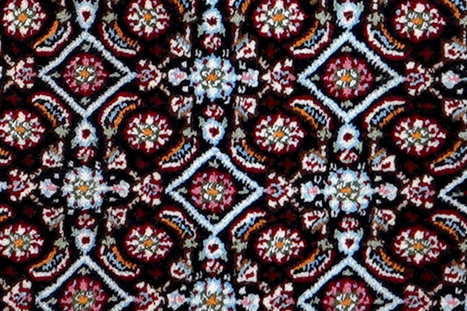 Moud Mahi — Hand-knotted, 39x61 cm, Blue, 100% Virgin Wool | View 6