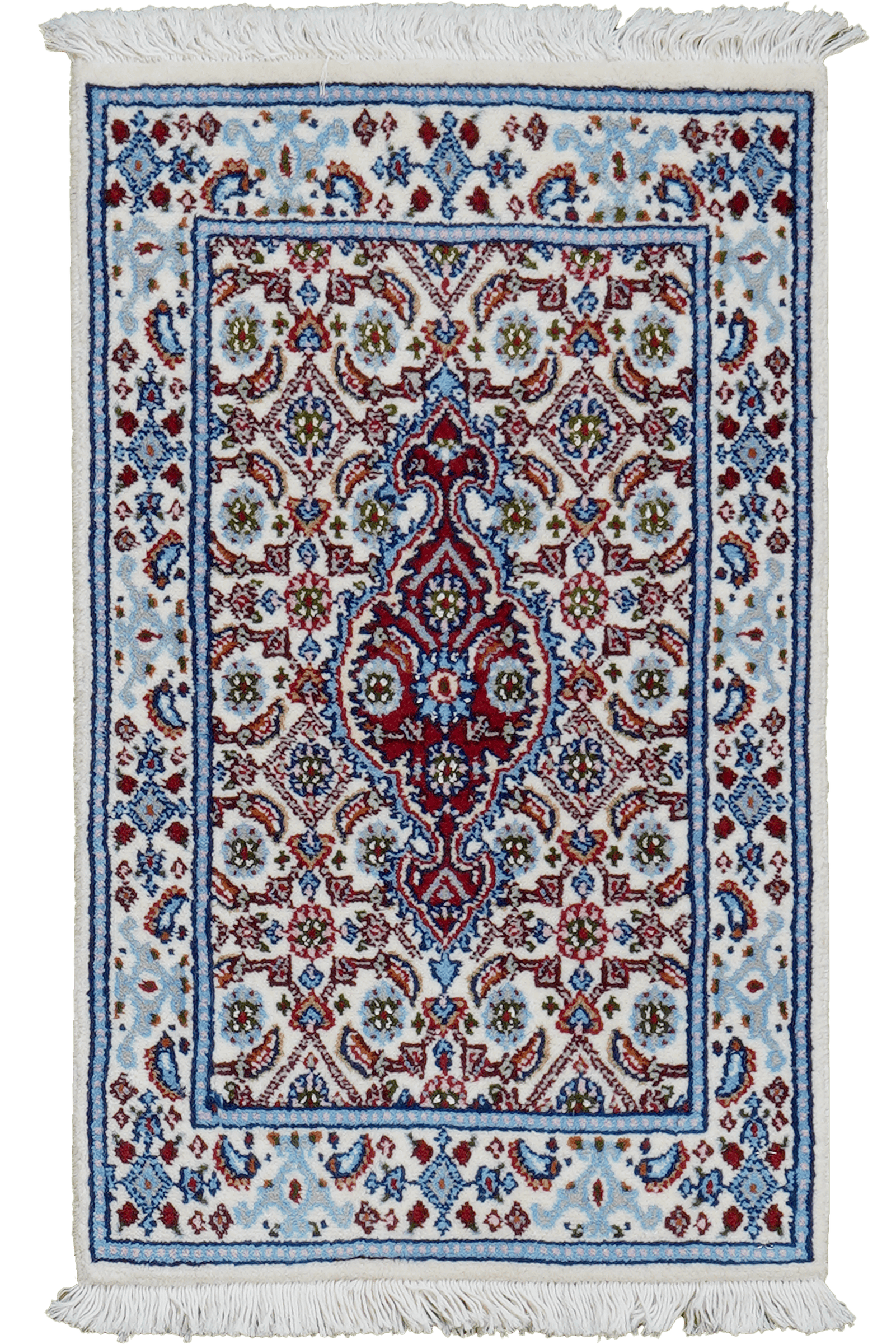 Moud Mahi — Hand-knotted, 36x59 cm, Multicolor, 100% Virgin Wool | Main view
