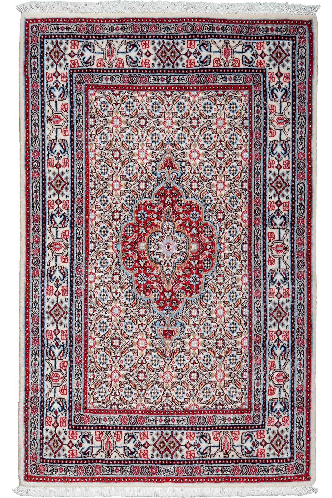 Moud Mahi — Hand-knotted, 77x123 cm, Multicolor, 100% Virgin Wool | Main view