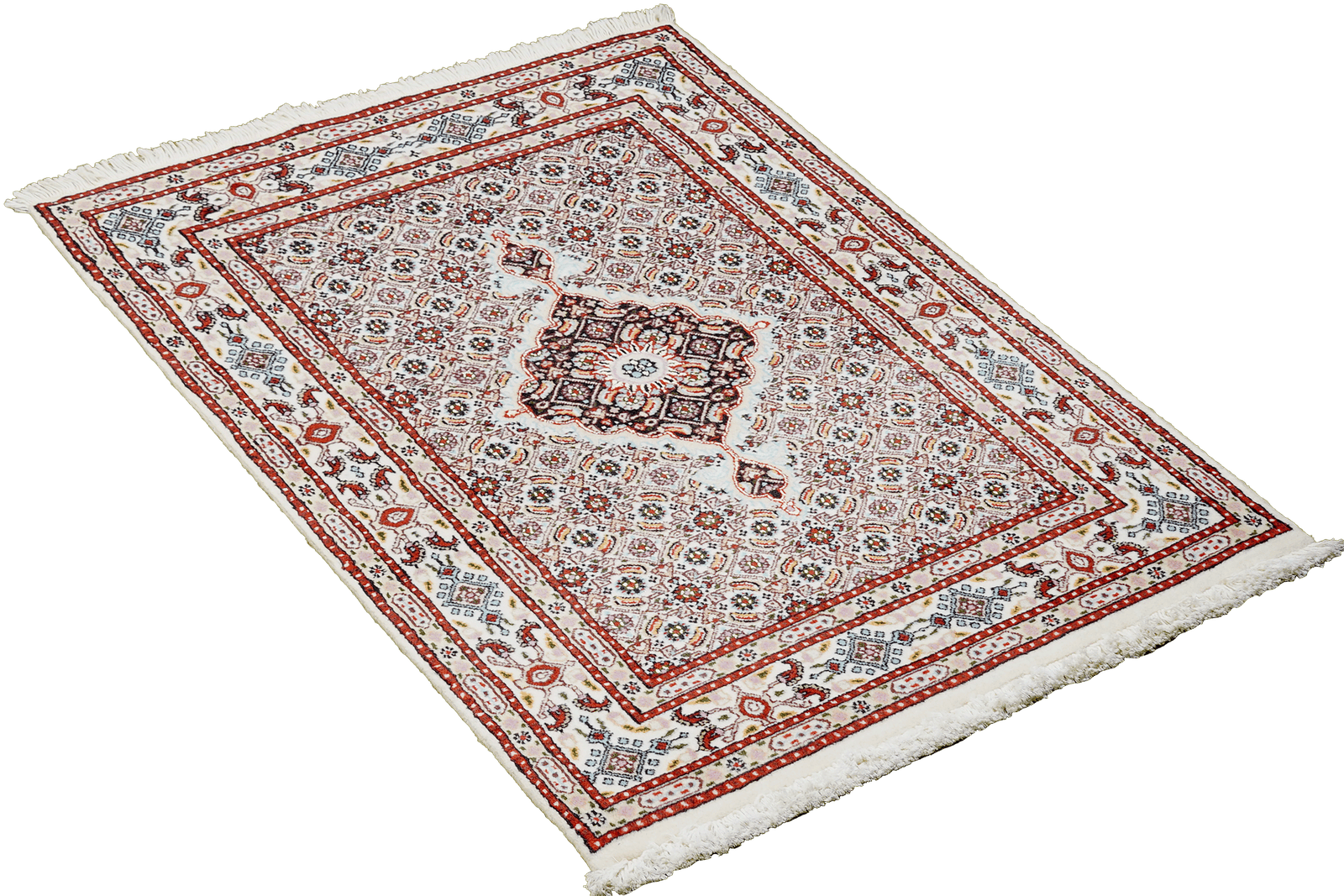 Moud Mahi — Hand-knotted, 78x118 cm, Beige, 100% Virgin Wool | View 4