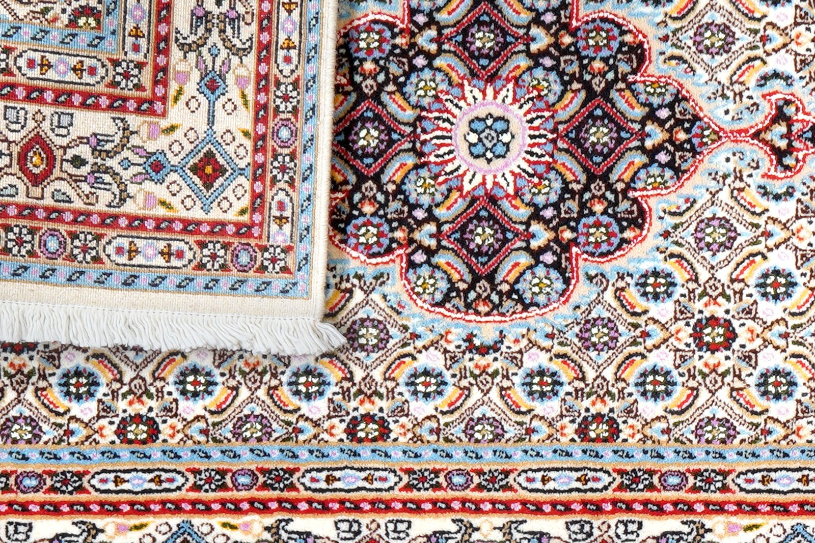 Moud Mahi — Hand-knotted, 76x121 cm, Beige, 100% Virgin Wool | View 7