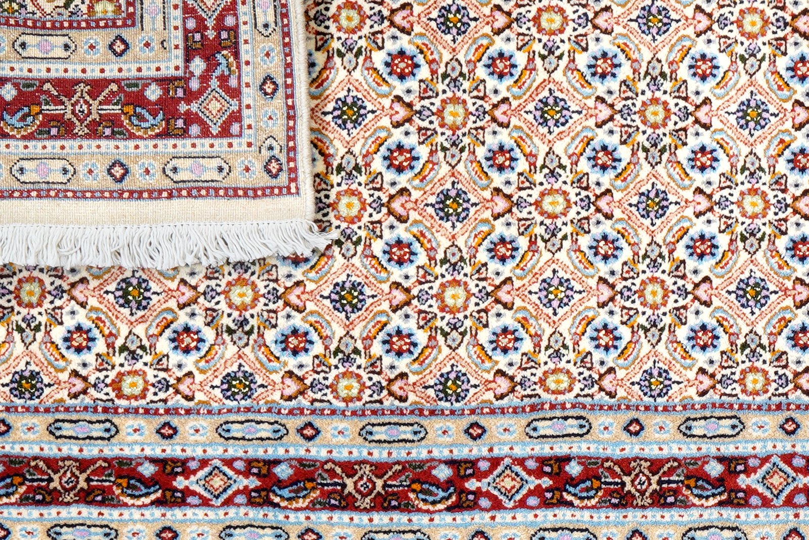 Moud Mahi — Hand-knotted, 75x120 cm, Beige, 100% Virgin Wool | View 7