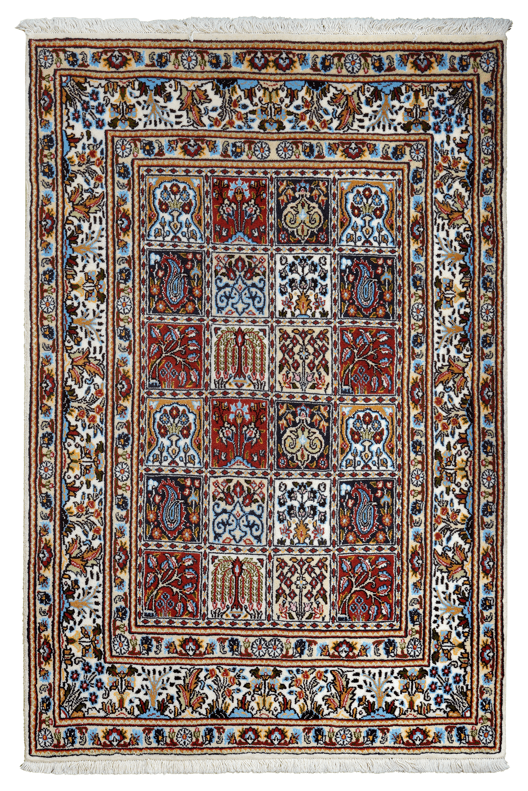 Moud Felder — Hand-knotted, 95x142 cm, Multicolor, 100% Virgin Wool | Main view