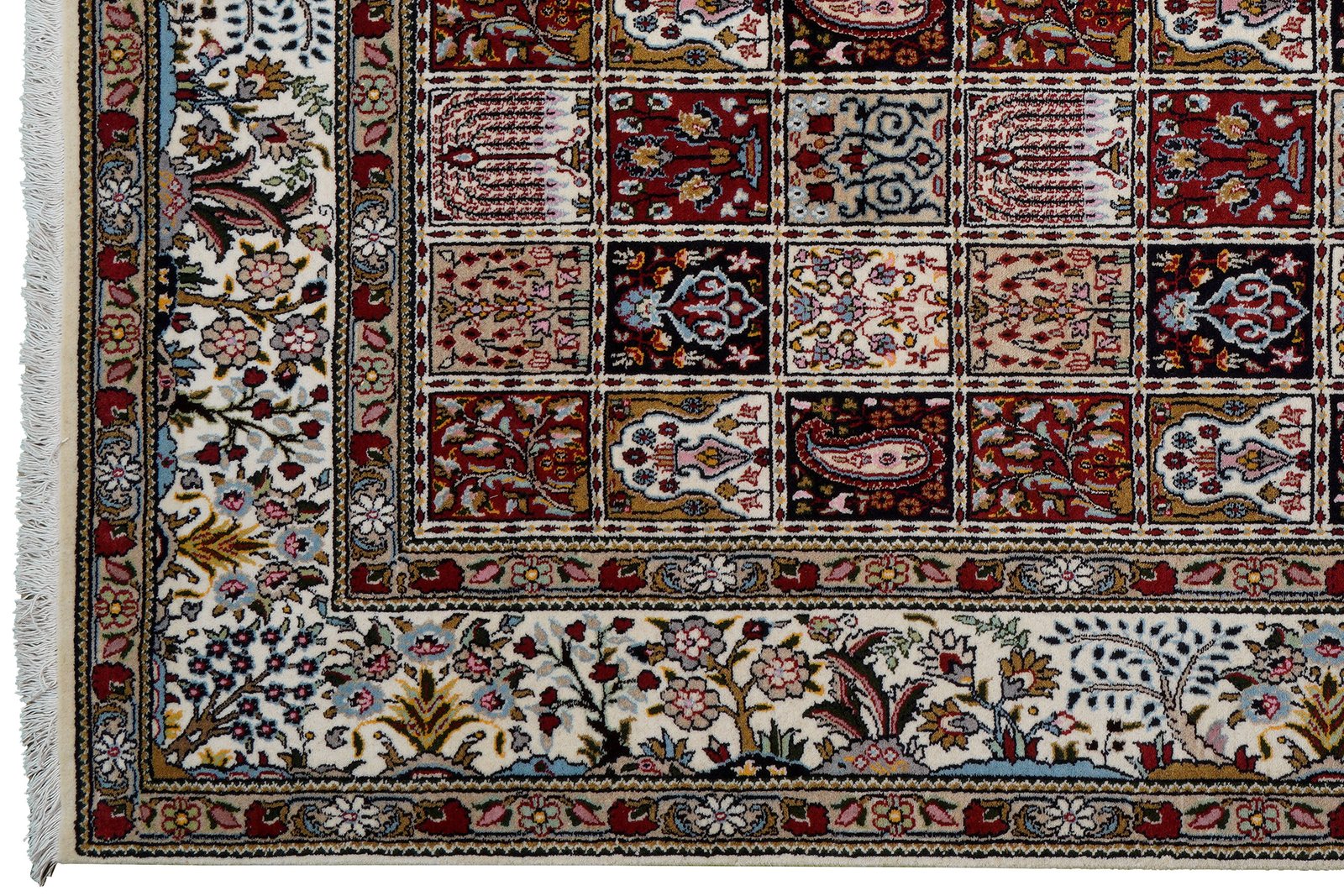 Moud Felder — Hand-knotted, 201x252 cm, Multicolor, 100% Virgin Wool | View 3