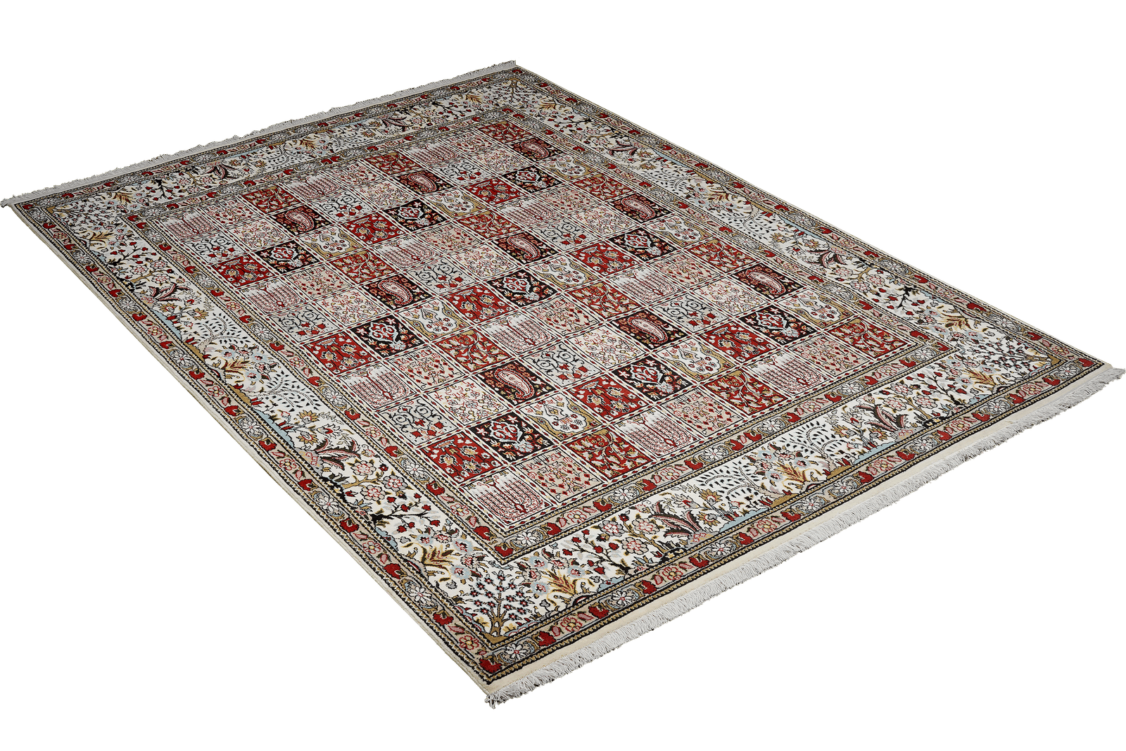 Moud Felder — Hand-knotted, 201x252 cm, Multicolor, 100% Virgin Wool | View 4