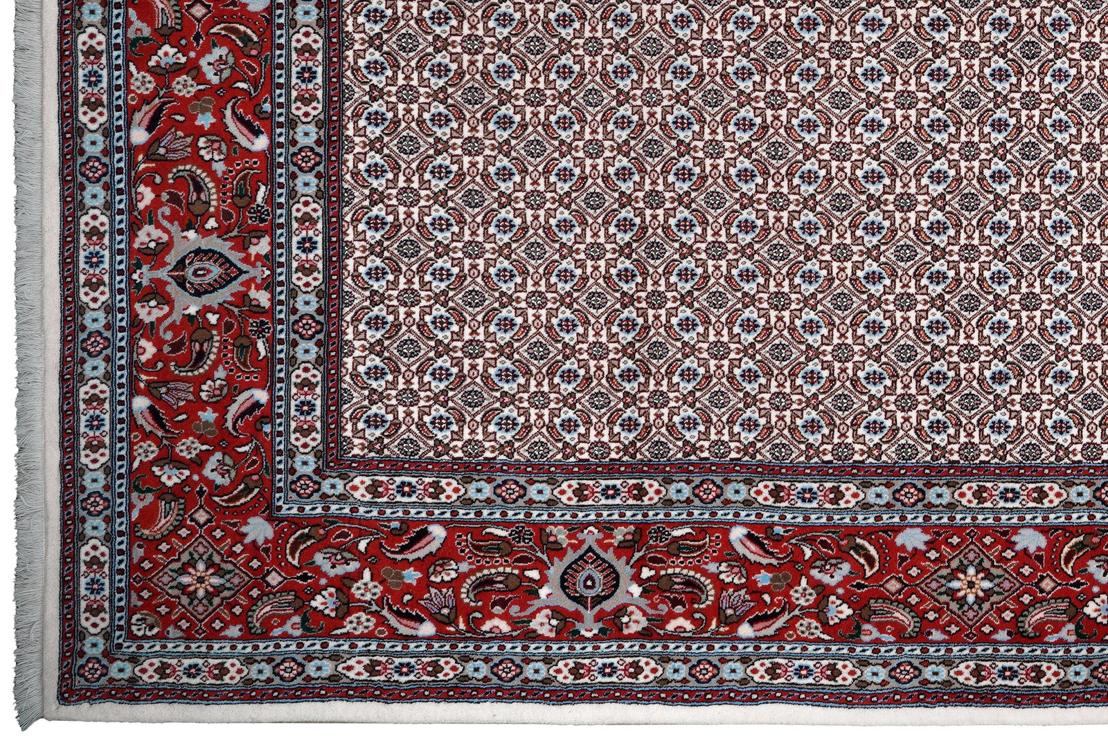 Moud Mahi — Hand-knotted, 194x287 cm, Beige, 100% Virgin Wool | View 3