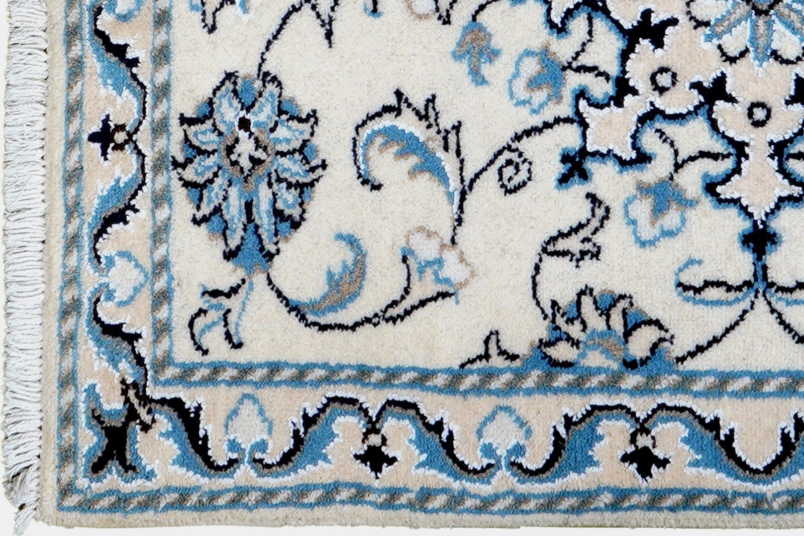 Nain 12La — Hand-knotted, 57x85 cm, Multicolor, 100% Virgin Wool | View 3