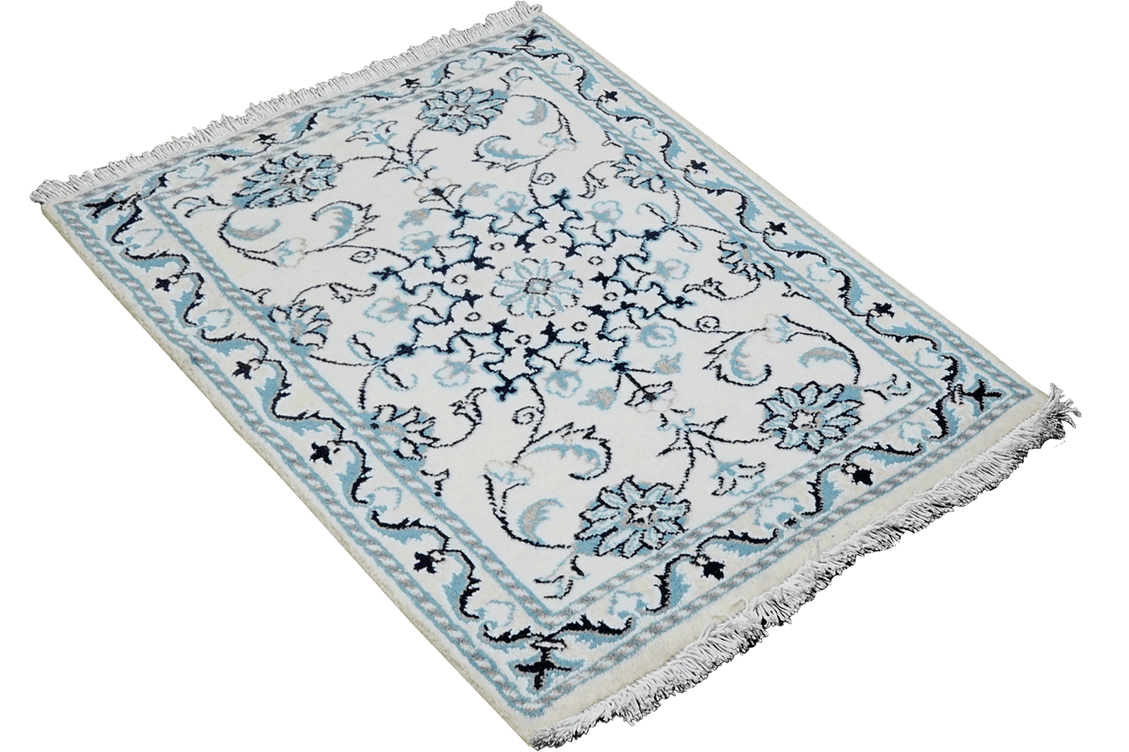 Nain 12La — Hand-knotted, 57x85 cm, Multicolor, 100% Virgin Wool | View 4