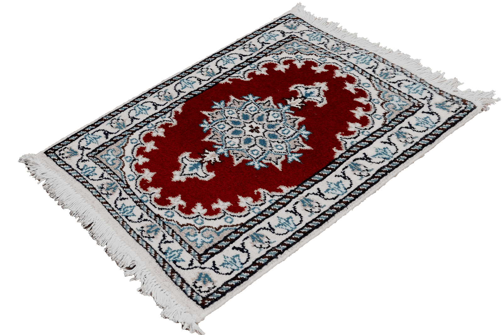 Nain 12La — Hand-knotted, 37x62 cm, Red, 100% Virgin Wool | View 5