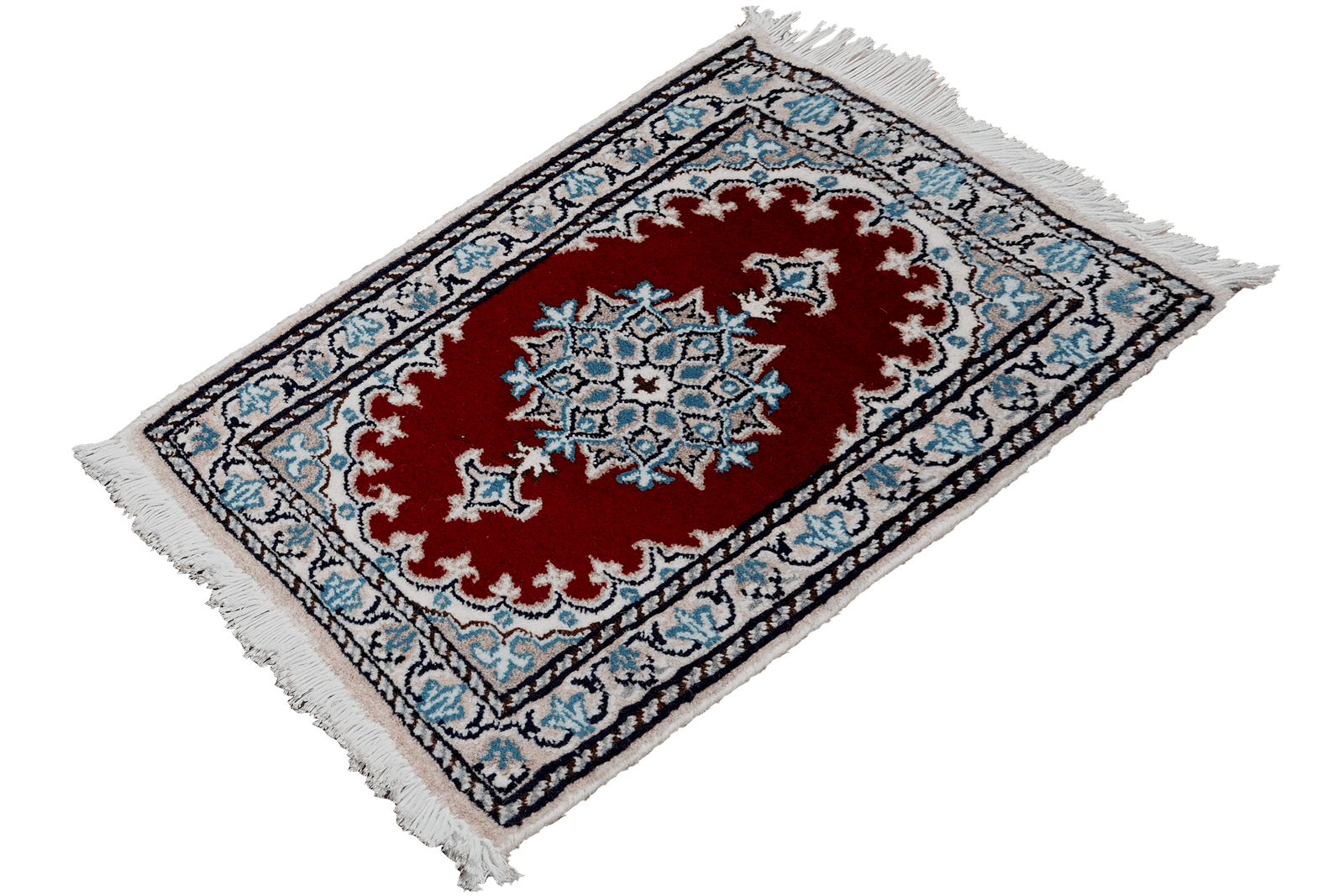 Nain 12La — Hand-knotted, 39x59 cm, Multicolor, 100% Virgin Wool | View 5