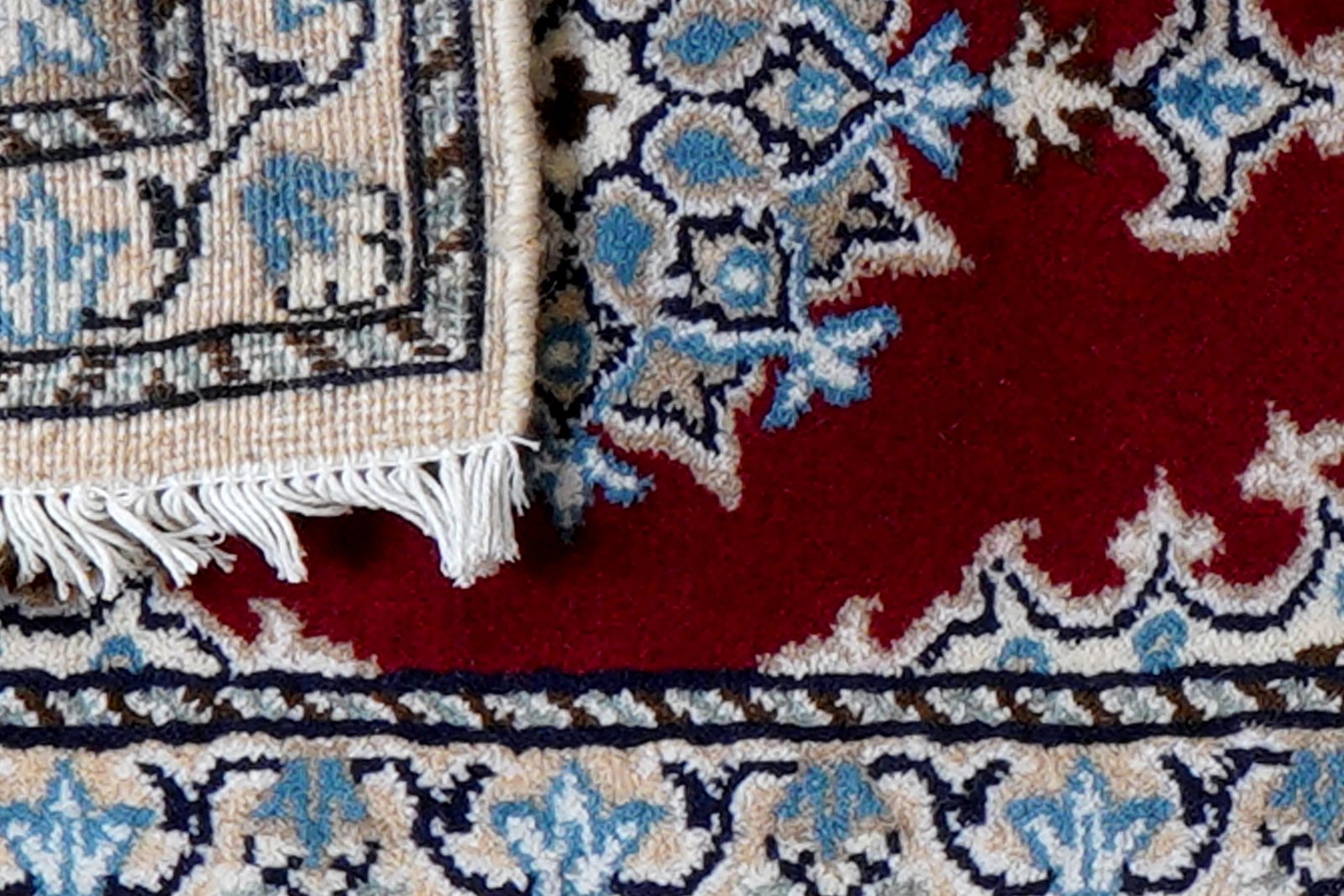 Nain 12La — Hand-knotted, 39x59 cm, Multicolor, 100% Virgin Wool | View 7