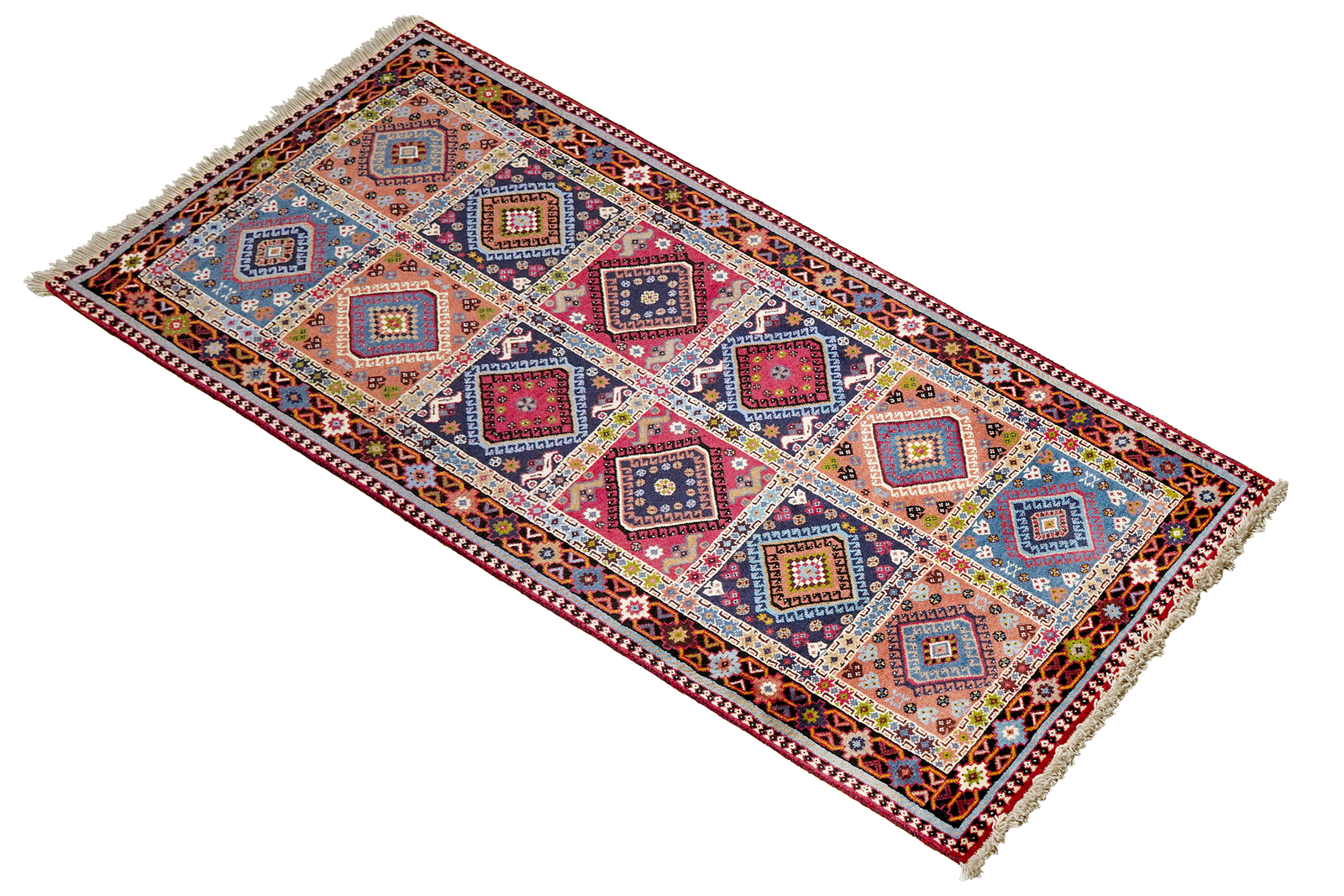 Yalameh — Hand-knotted, 83x202 cm, Multicolor, 100% Virgin Wool | View 4