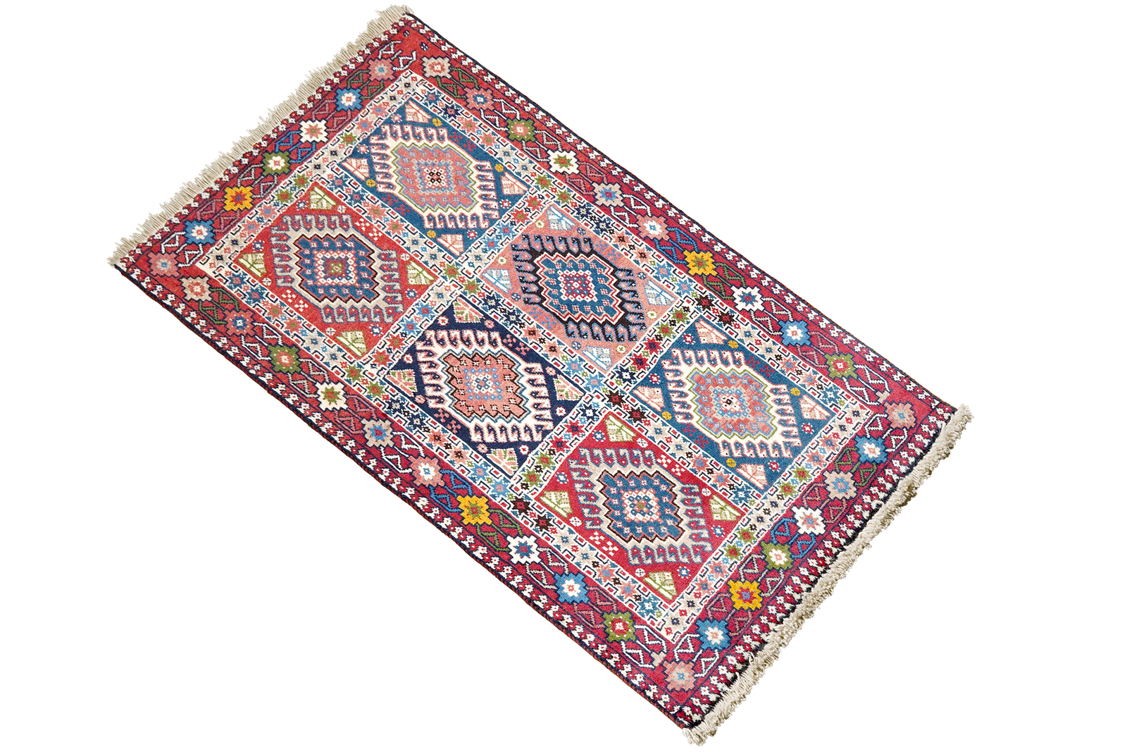 Yalameh — Hand-knotted, 80x126 cm, Multicolor, 100% Virgin Wool | View 4