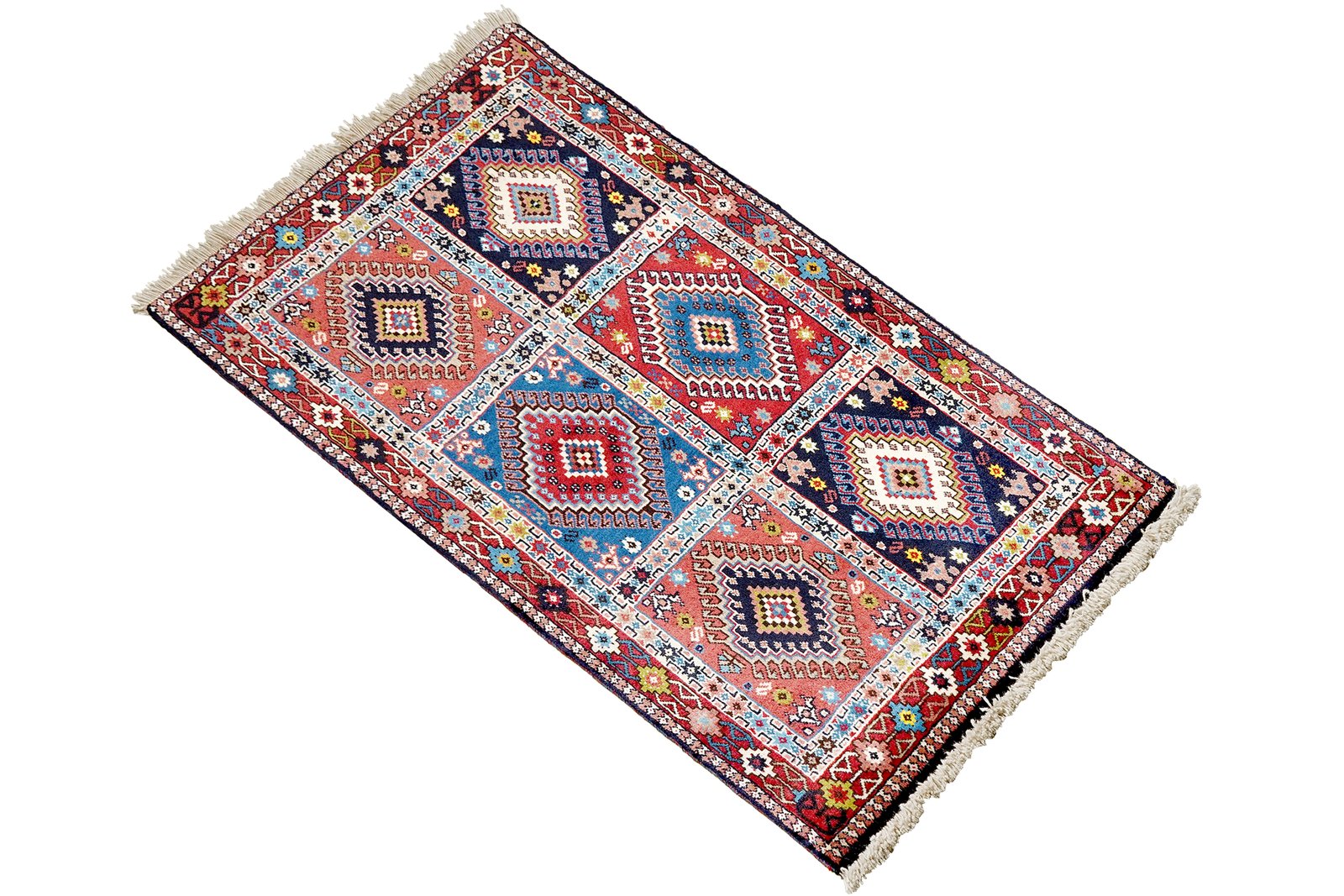 Yalameh — Hand-knotted, 82x133 cm, Multicolor, 100% Virgin Wool | View 4
