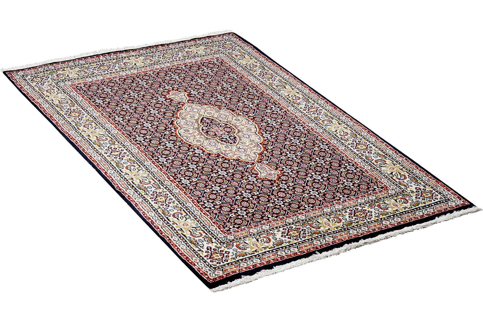 Moud Mahi — Hand-knotted, 94x152 cm, Blue, 100% Virgin Wool | View 4