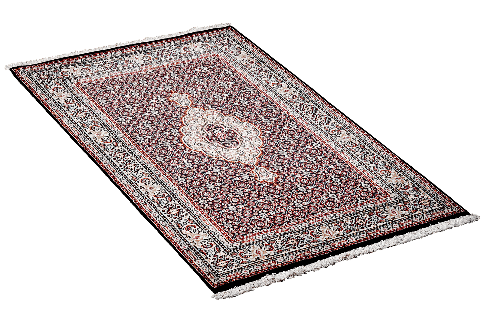 Moud Mahi — Hand-knotted, 94x150 cm, Blue, 100% Virgin Wool | View 4