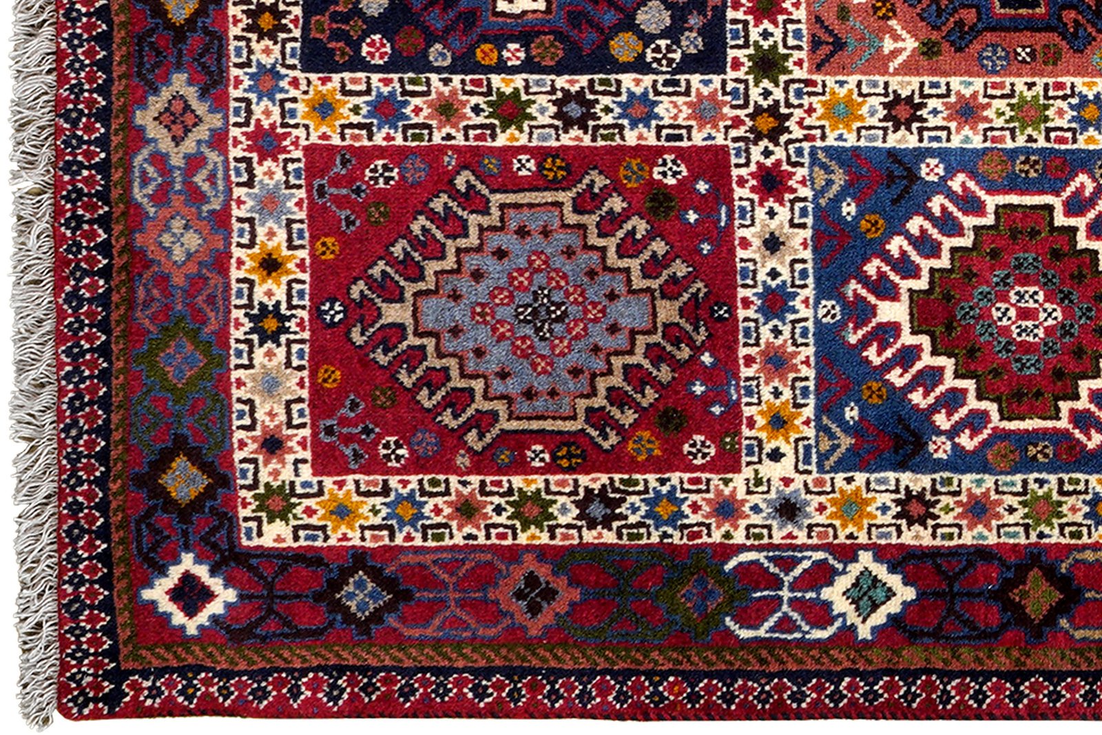 Yalameh — Hand-knotted, 80x195 cm, Multicolor, 100% Virgin Wool | View 3