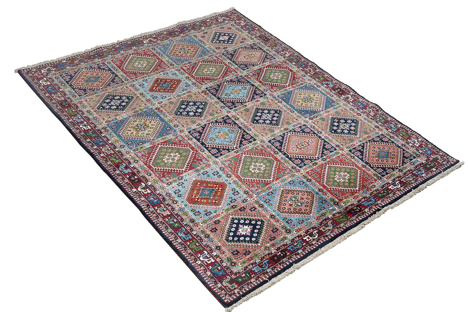 Yalameh — Hand-knotted, 173x242 cm, Multicolor, 100% Virgin Wool | View 4