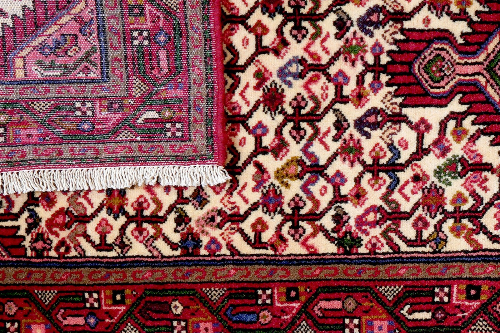 Assadabad — Hand-knotted, 76x197 cm, Beige, 100% Virgin Wool | View 7